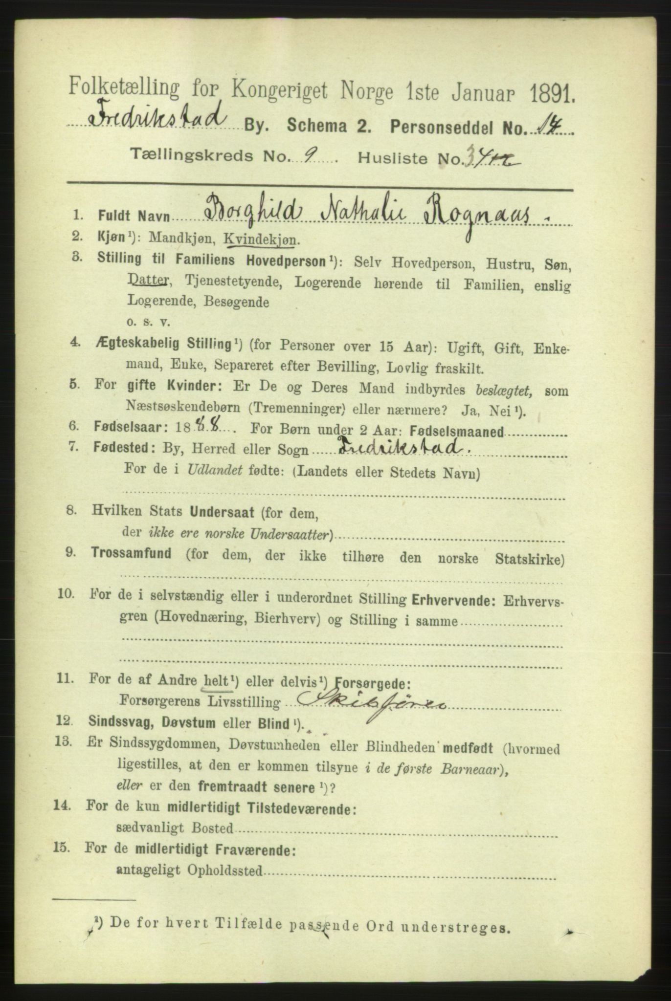 RA, 1891 census for 0103 Fredrikstad, 1891, p. 10777