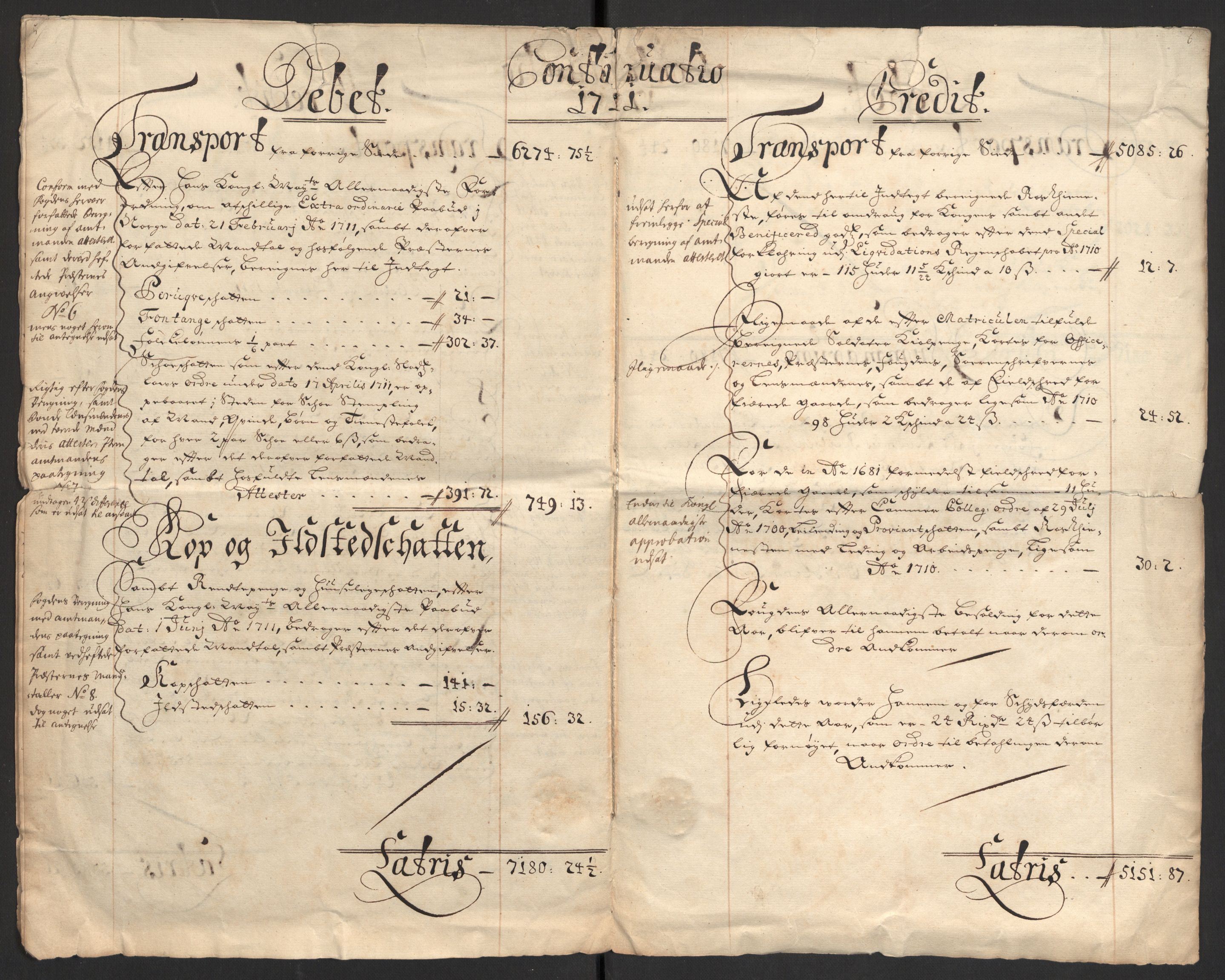 Rentekammeret inntil 1814, Reviderte regnskaper, Fogderegnskap, RA/EA-4092/R40/L2449: Fogderegnskap Råbyggelag, 1709-1711, p. 254