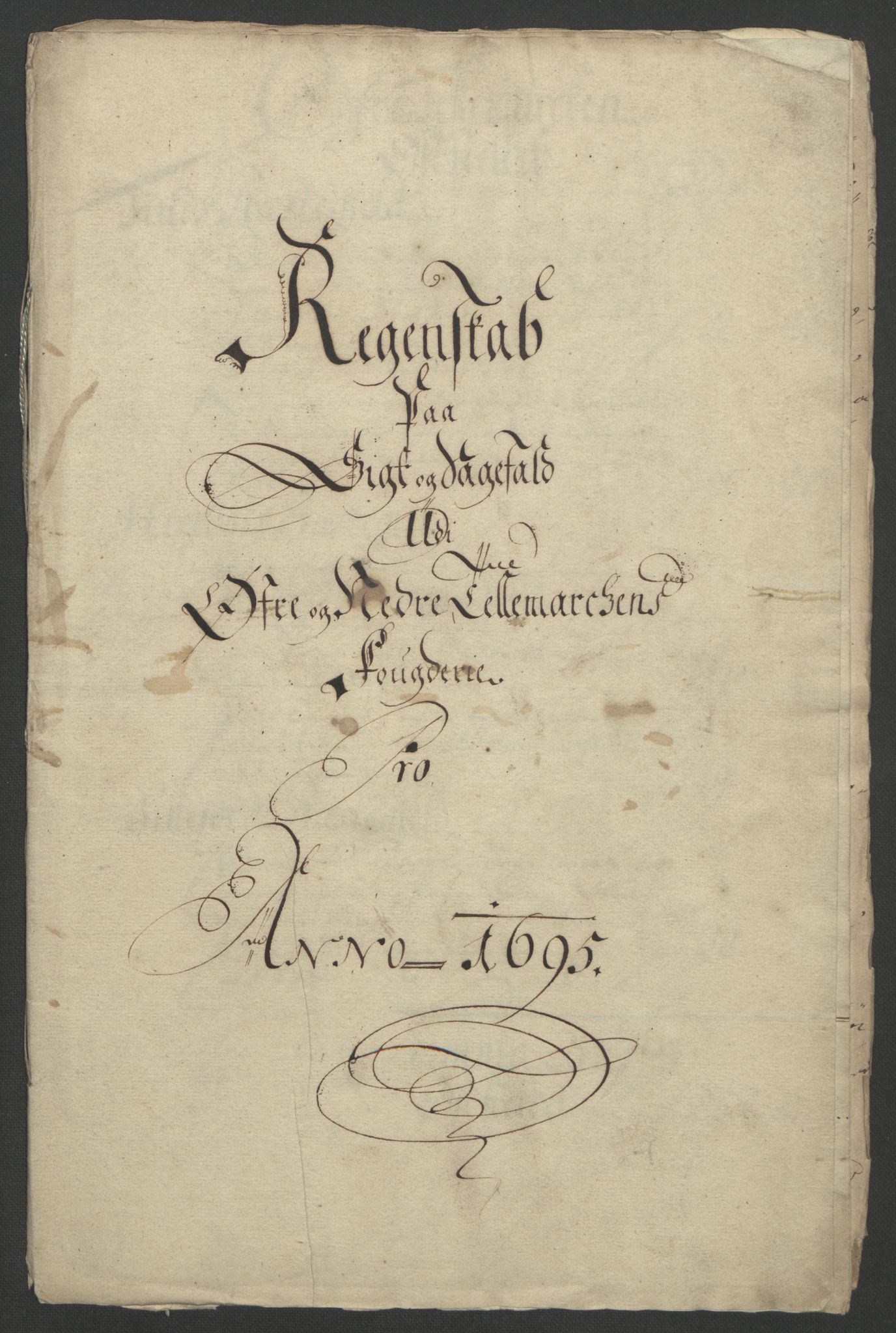 Rentekammeret inntil 1814, Reviderte regnskaper, Fogderegnskap, RA/EA-4092/R36/L2093: Fogderegnskap Øvre og Nedre Telemark og Bamble, 1695, p. 51