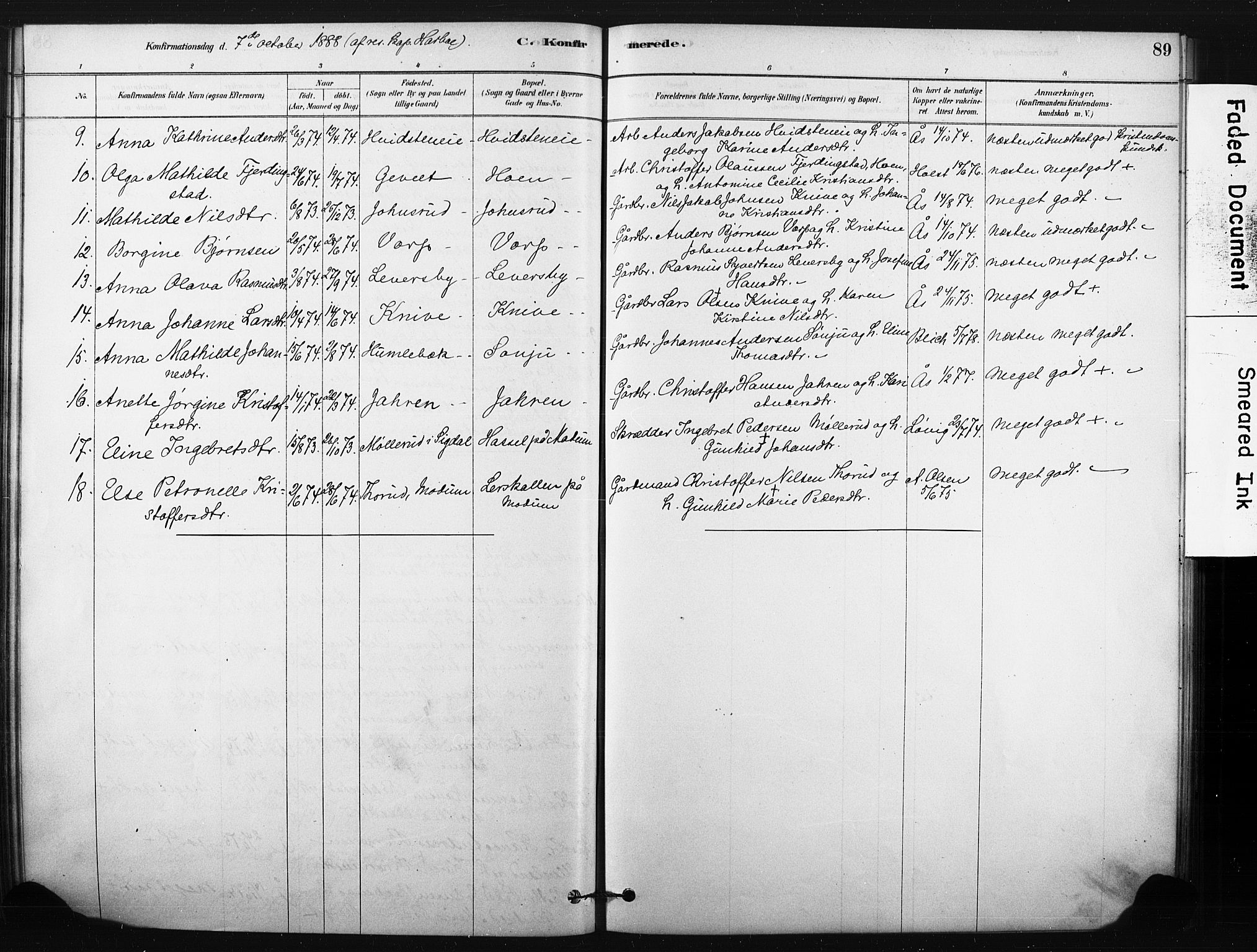 Eiker kirkebøker, AV/SAKO-A-4/F/Fc/L0001: Parish register (official) no. III 1, 1878-1889, p. 89