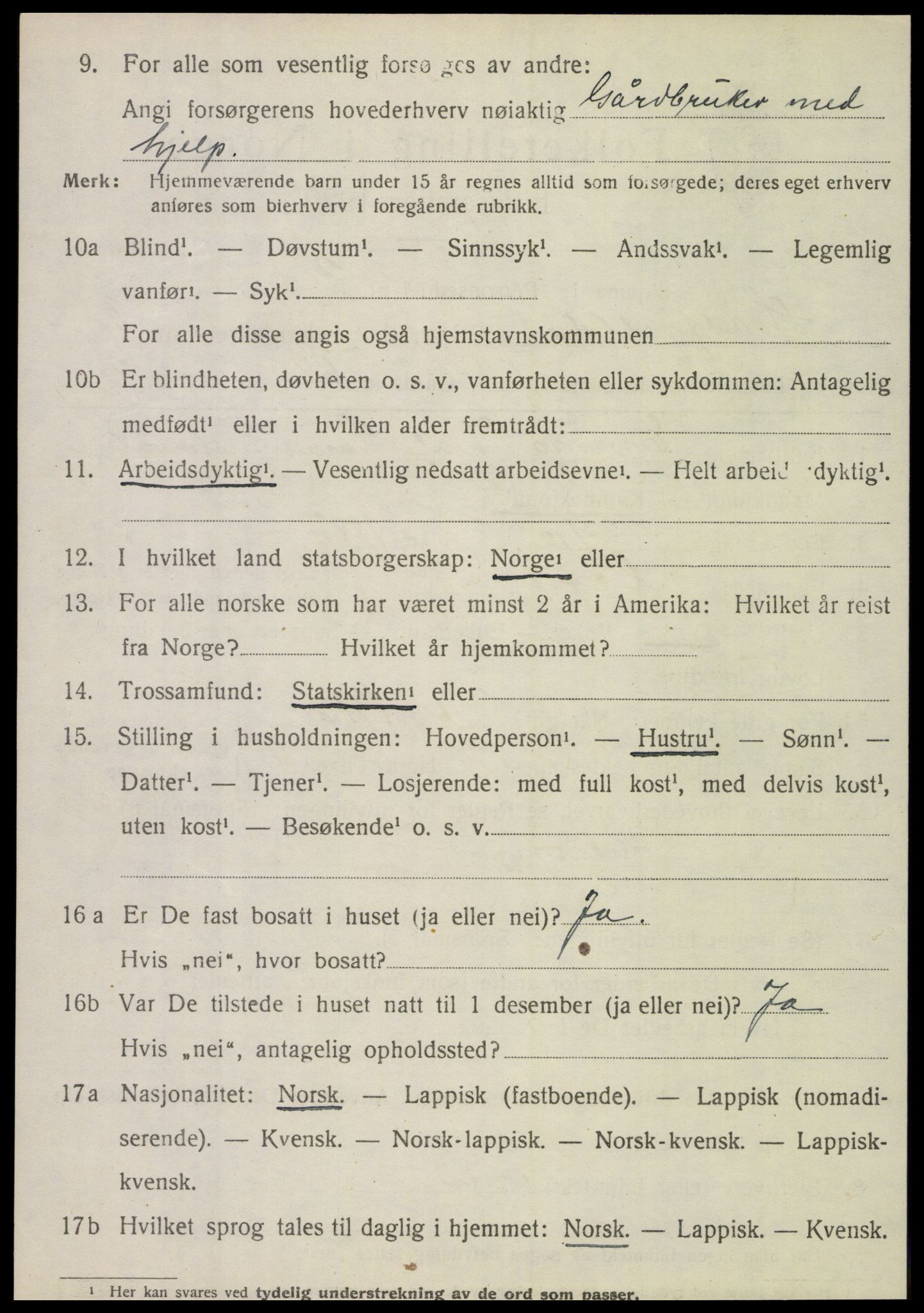 SAT, 1920 census for Hattfjelldal, 1920, p. 789