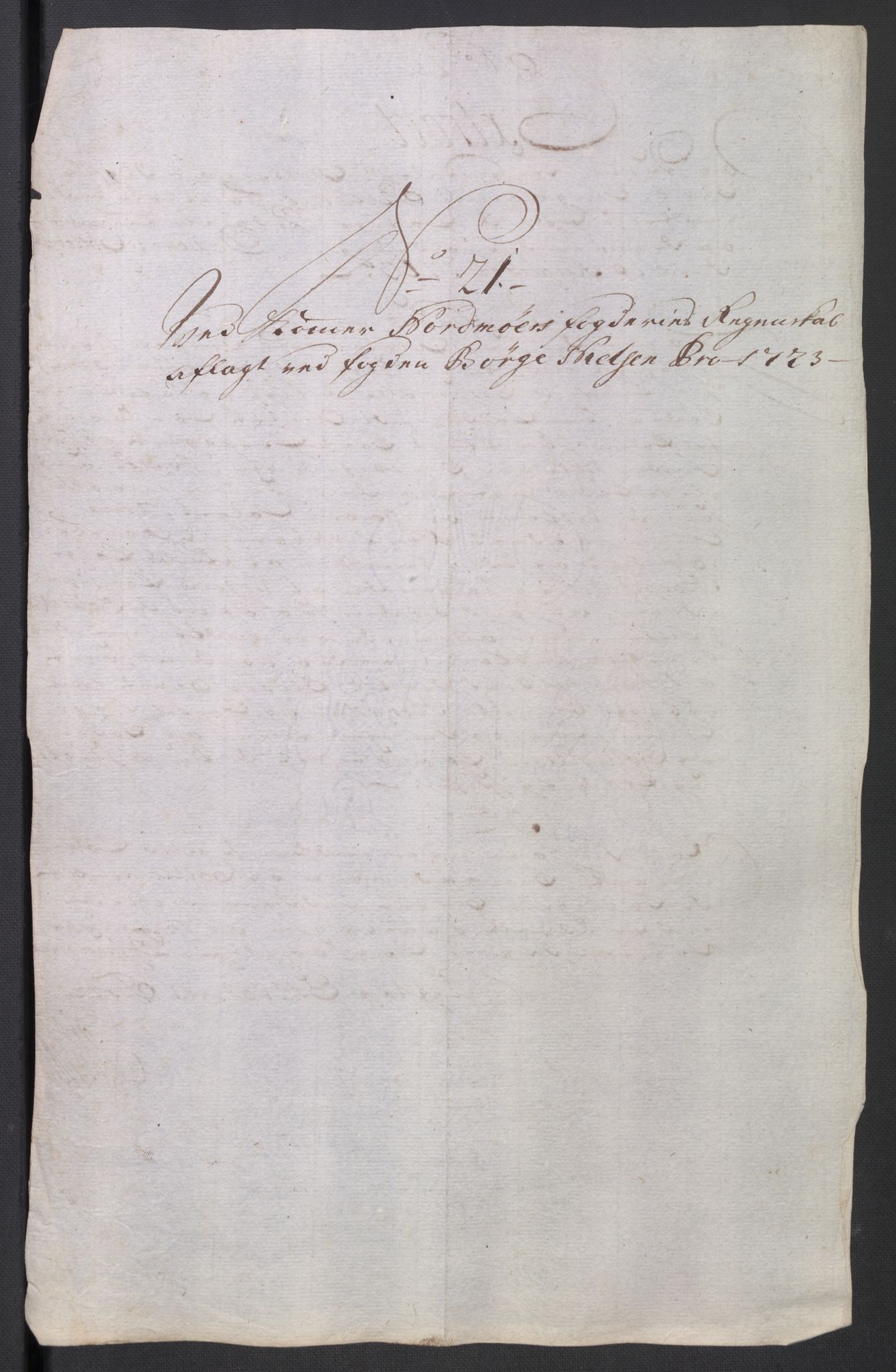 Rentekammeret inntil 1814, Reviderte regnskaper, Fogderegnskap, RA/EA-4092/R56/L3756: Fogderegnskap Nordmøre, 1723, p. 210