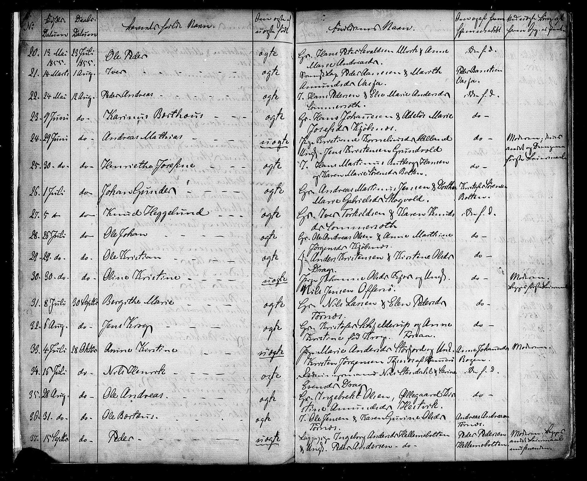 Ministerialprotokoller, klokkerbøker og fødselsregistre - Nordland, AV/SAT-A-1459/861/L0866: Parish register (official) no. 861A01, 1854-1864