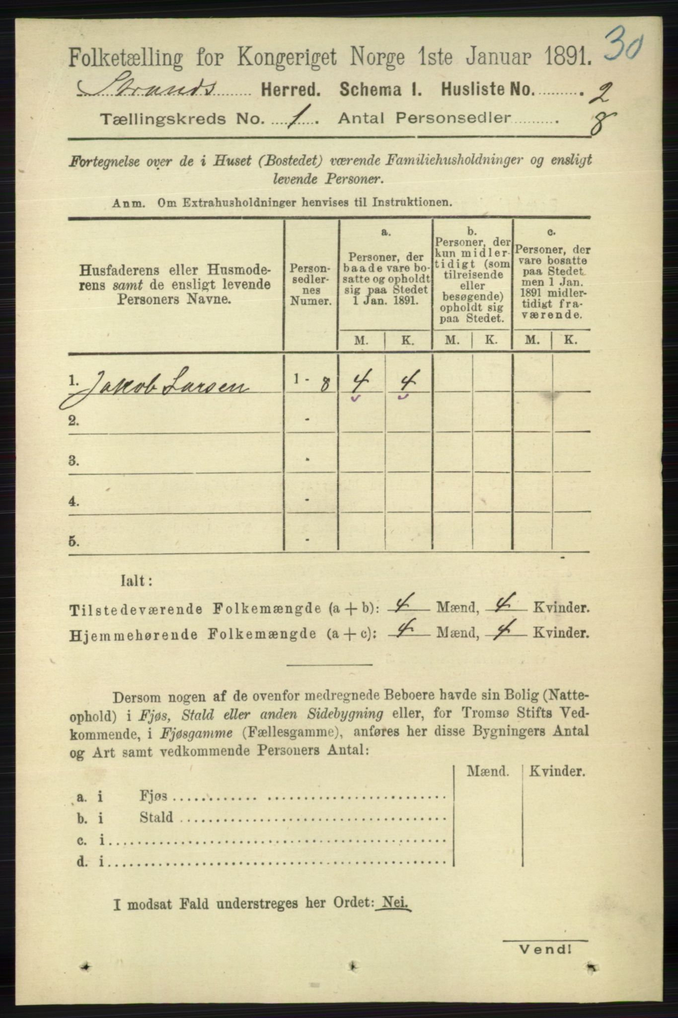 RA, 1891 census for 1130 Strand, 1891, p. 25