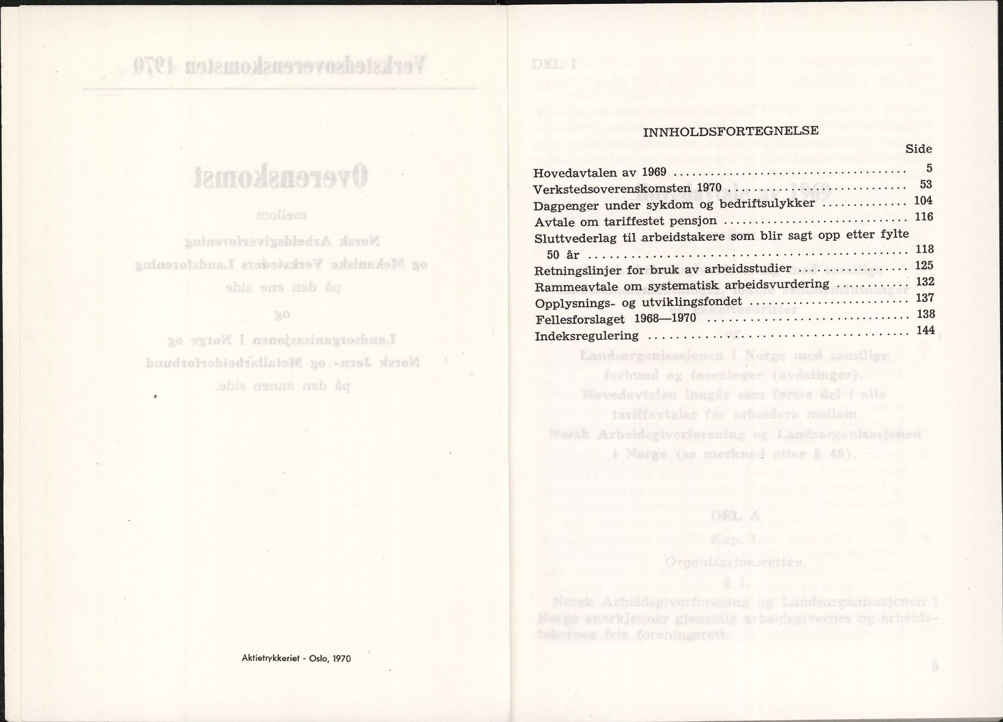 Norsk jern- og metallarbeiderforbund, AAB/ARK-1659/O/L0001/0035: Verkstedsoverenskomsten / Verkstedsoverenskomsten, 1970