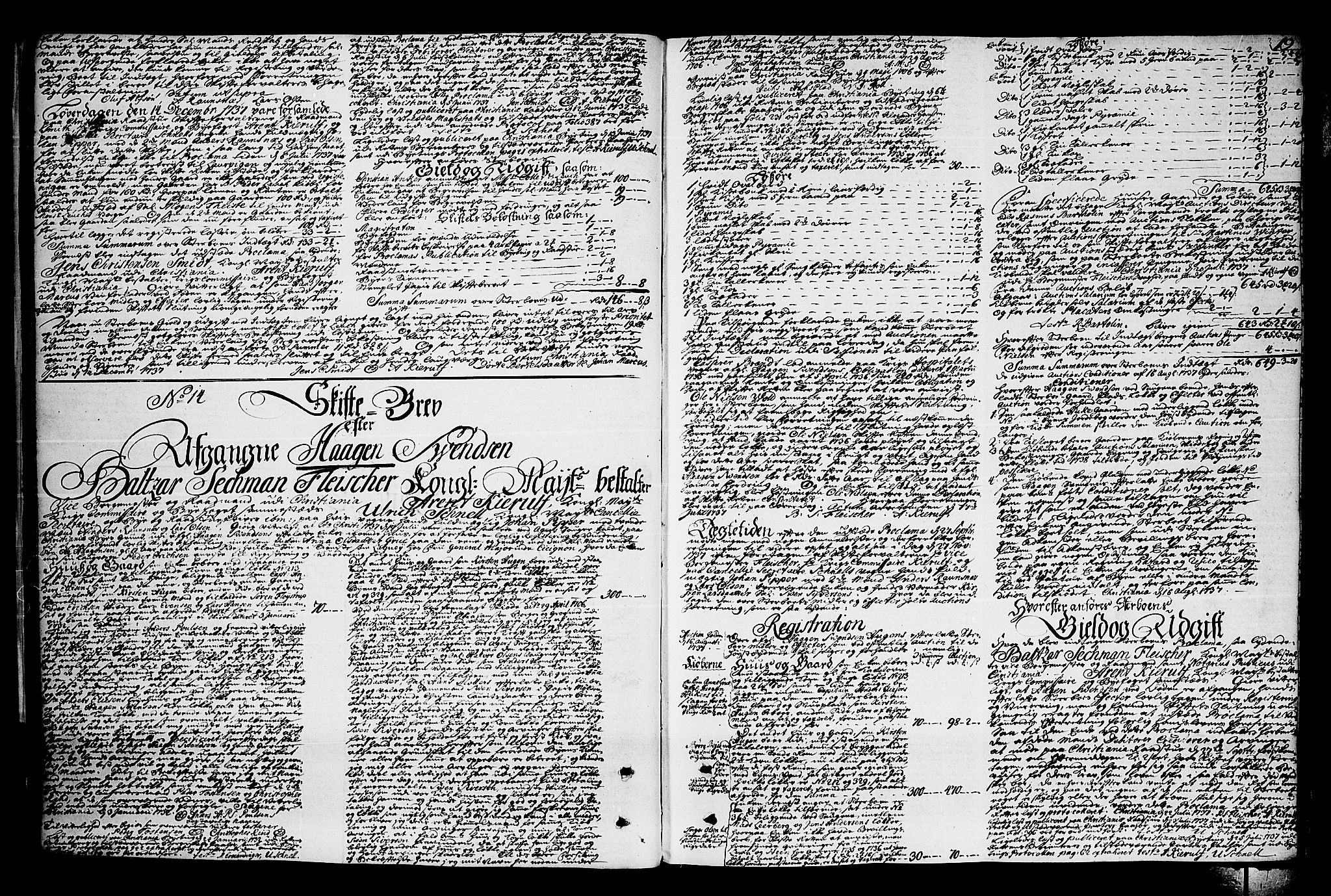 Oslo skifterett, AV/SAO-A-10383/H/Ha/L0008b: Skifteprotokoll, 1737-1741, p. 18b-19a