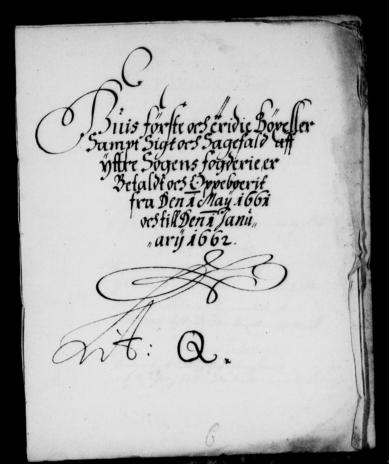 Rentekammeret inntil 1814, Reviderte regnskaper, Stiftamtstueregnskaper, Bergen stiftamt, RA/EA-6043/R/Rc/L0002: Bergen stiftamt, 1661