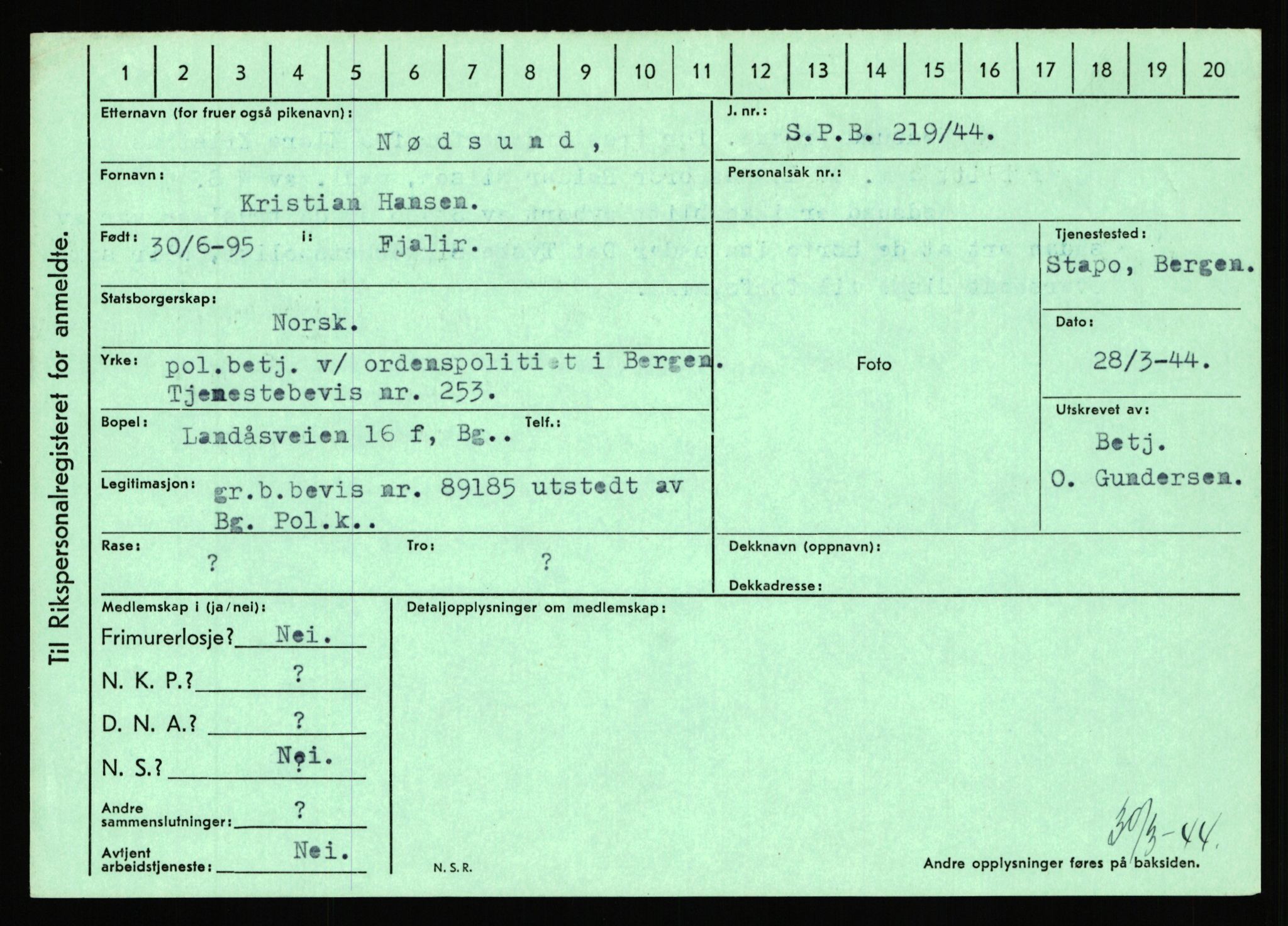 Statspolitiet - Hovedkontoret / Osloavdelingen, AV/RA-S-1329/C/Ca/L0011: Molberg - Nøstvold, 1943-1945, p. 5115