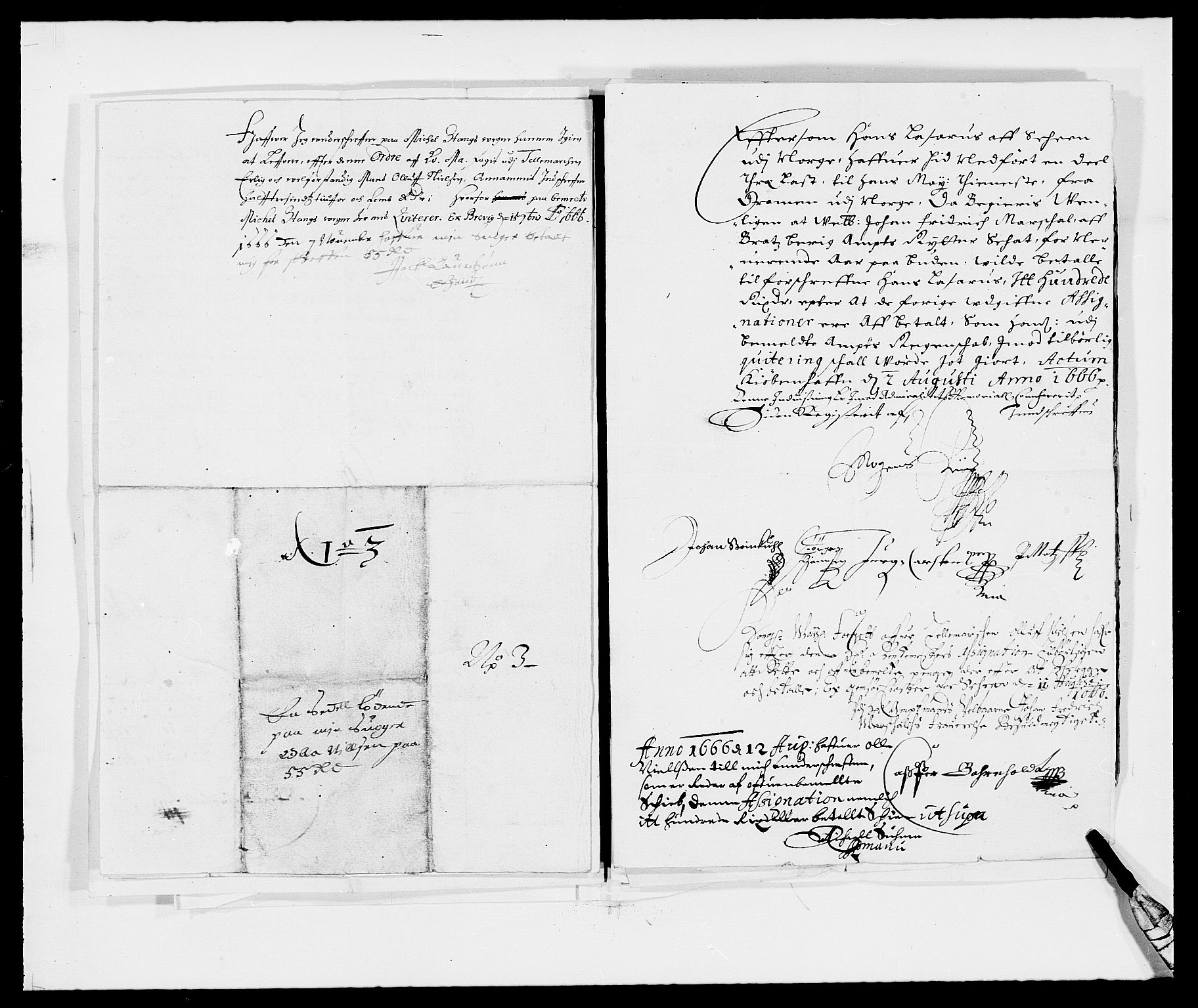 Rentekammeret inntil 1814, Reviderte regnskaper, Fogderegnskap, AV/RA-EA-4092/R35/L2057: Fogderegnskap Øvre og Nedre Telemark, 1666-1667, p. 279