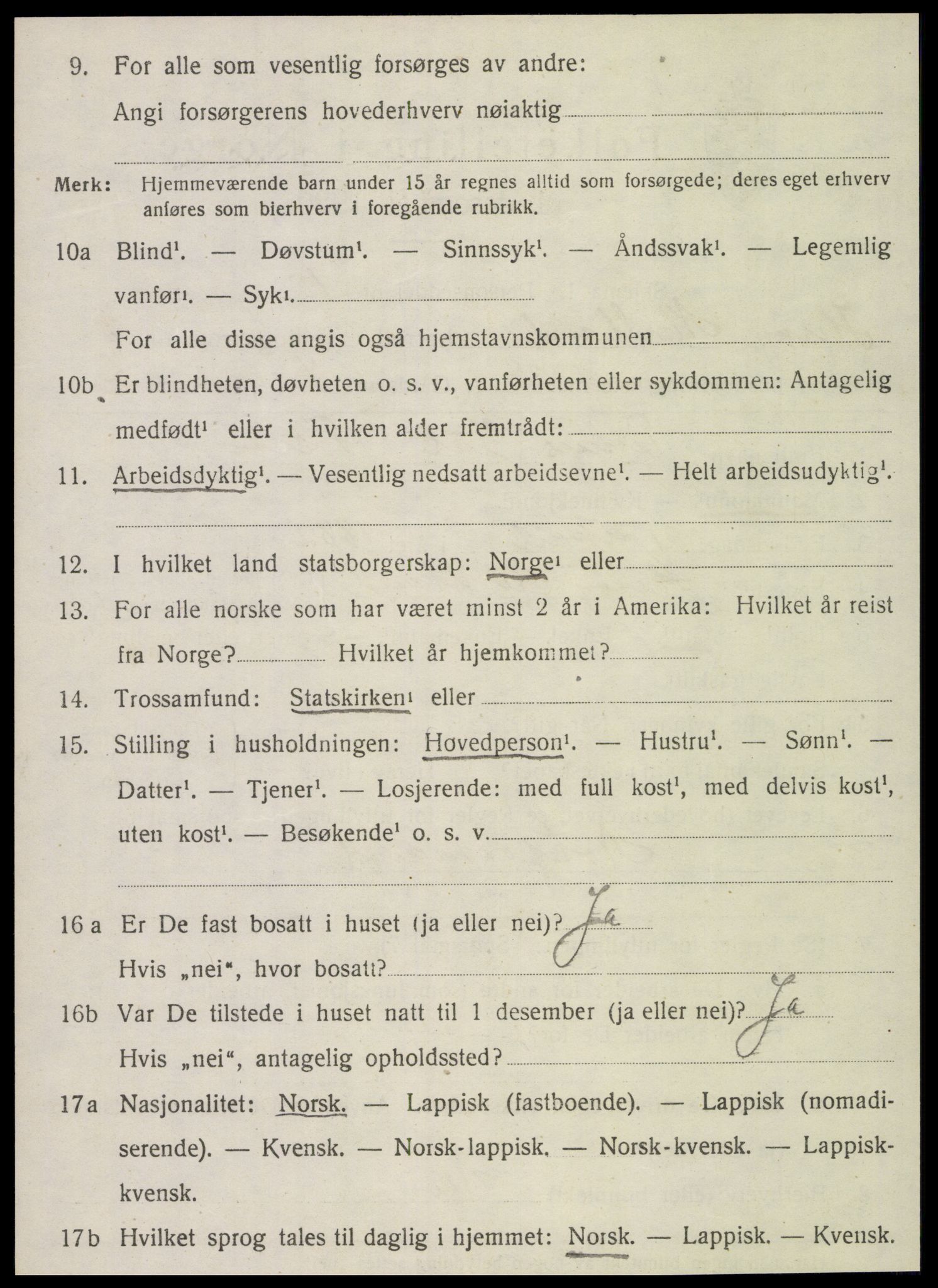 SAT, 1920 census for Herøy, 1920, p. 2427