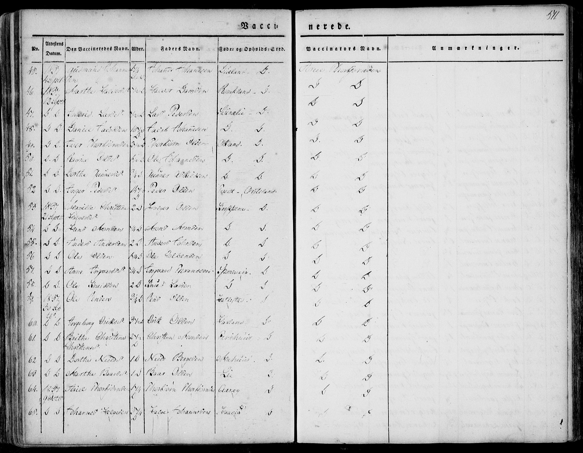 Skjold sokneprestkontor, SAST/A-101847/H/Ha/Haa/L0006: Parish register (official) no. A 6.2, 1835-1858, p. 511