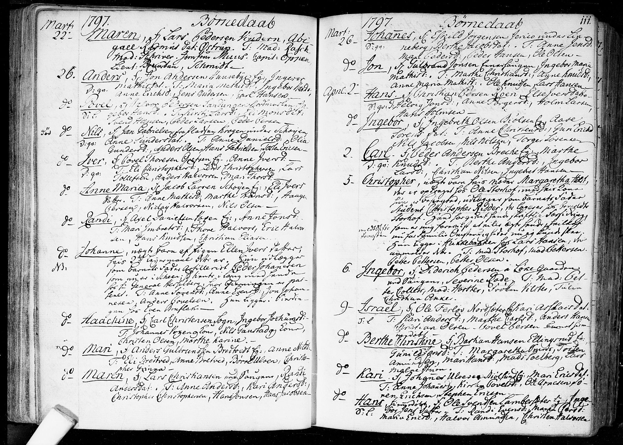 Aker prestekontor kirkebøker, SAO/A-10861/F/L0010: Parish register (official) no. 10, 1786-1809, p. 111