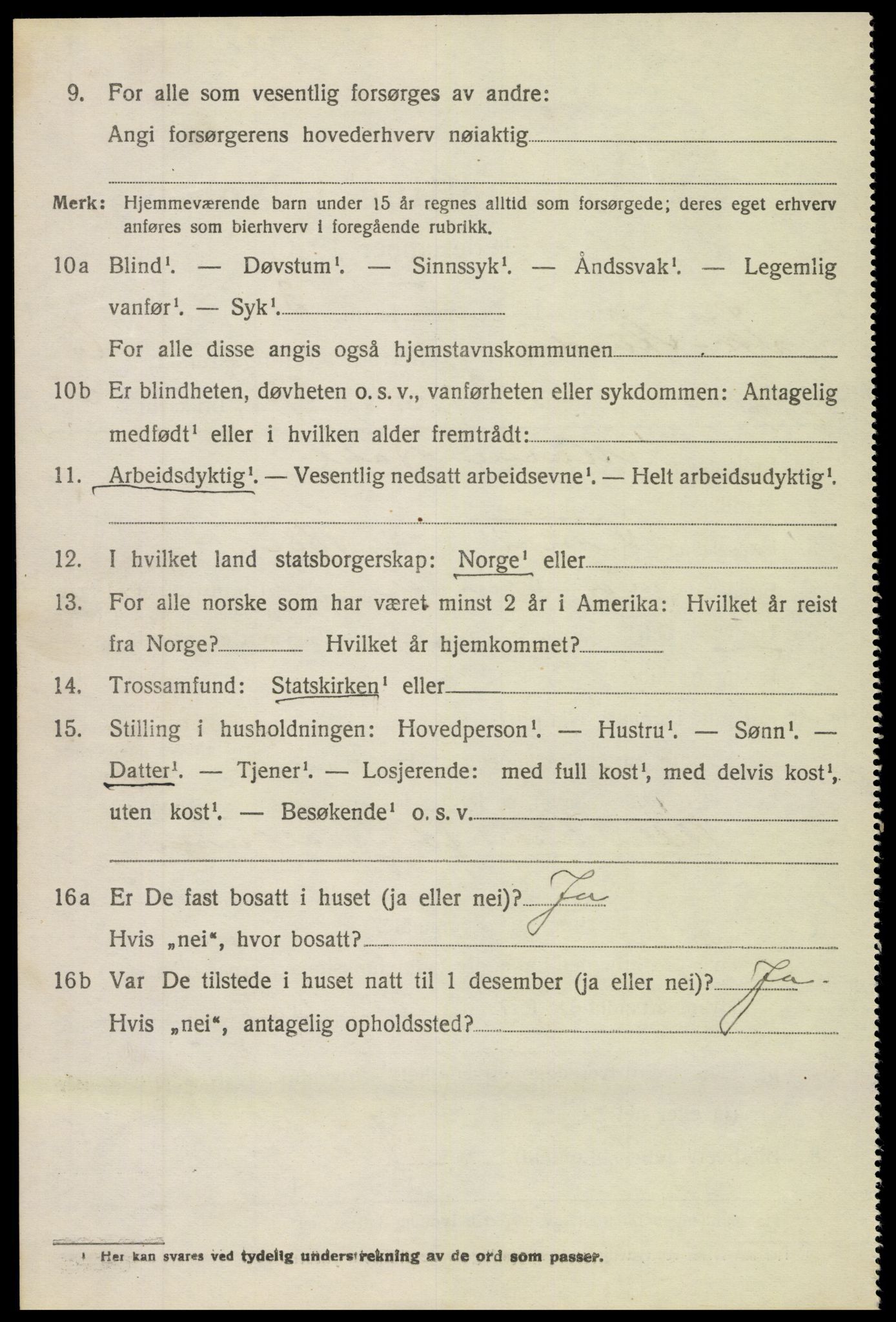 SAH, 1920 census for Sør-Aurdal, 1920, p. 2936