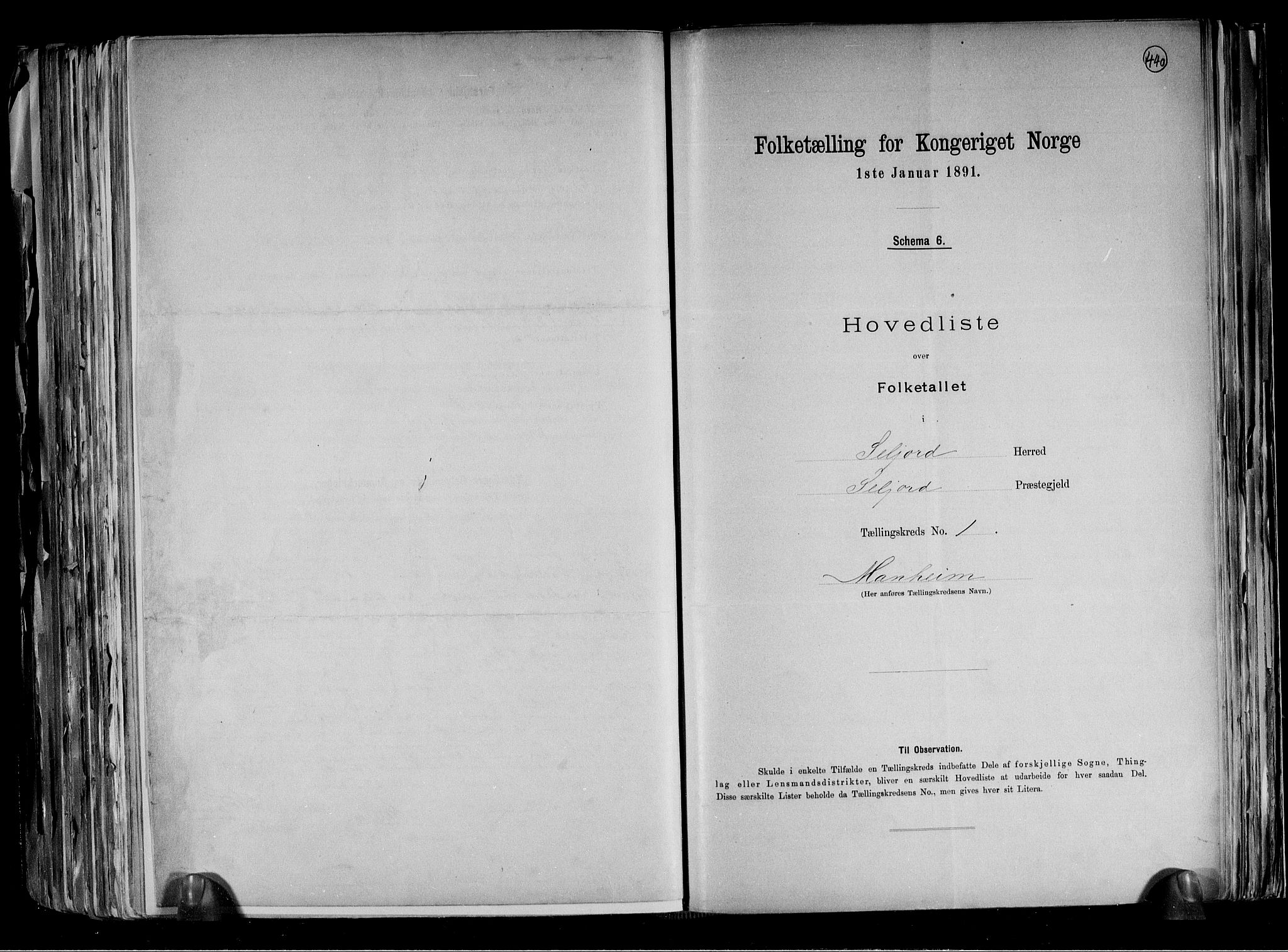RA, 1891 census for 0828 Seljord, 1891, p. 4