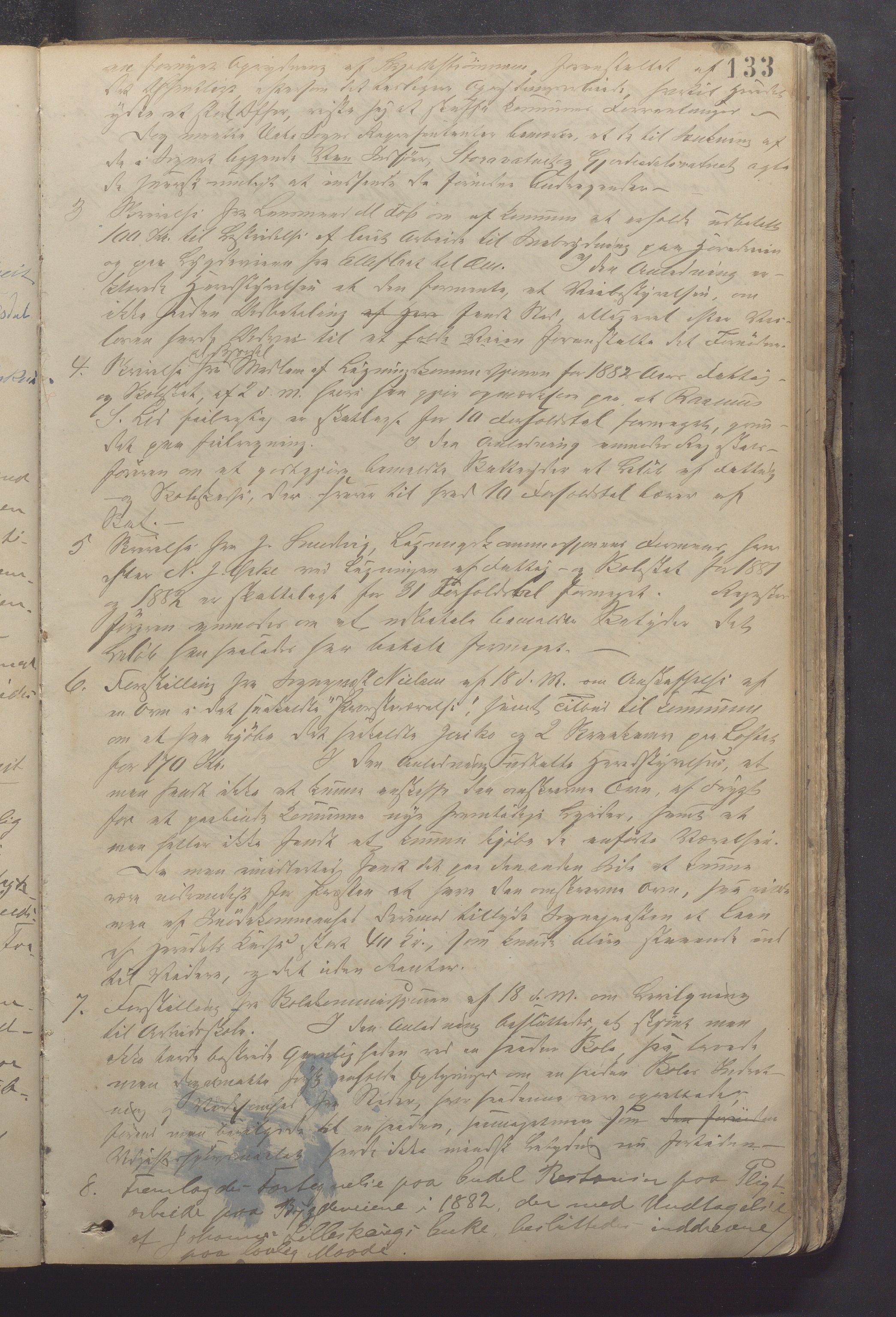 Skjold kommune - Formannskapet, IKAR/K-100775/Aa/L0001: Møtebok, 1869-1889, p. 133a
