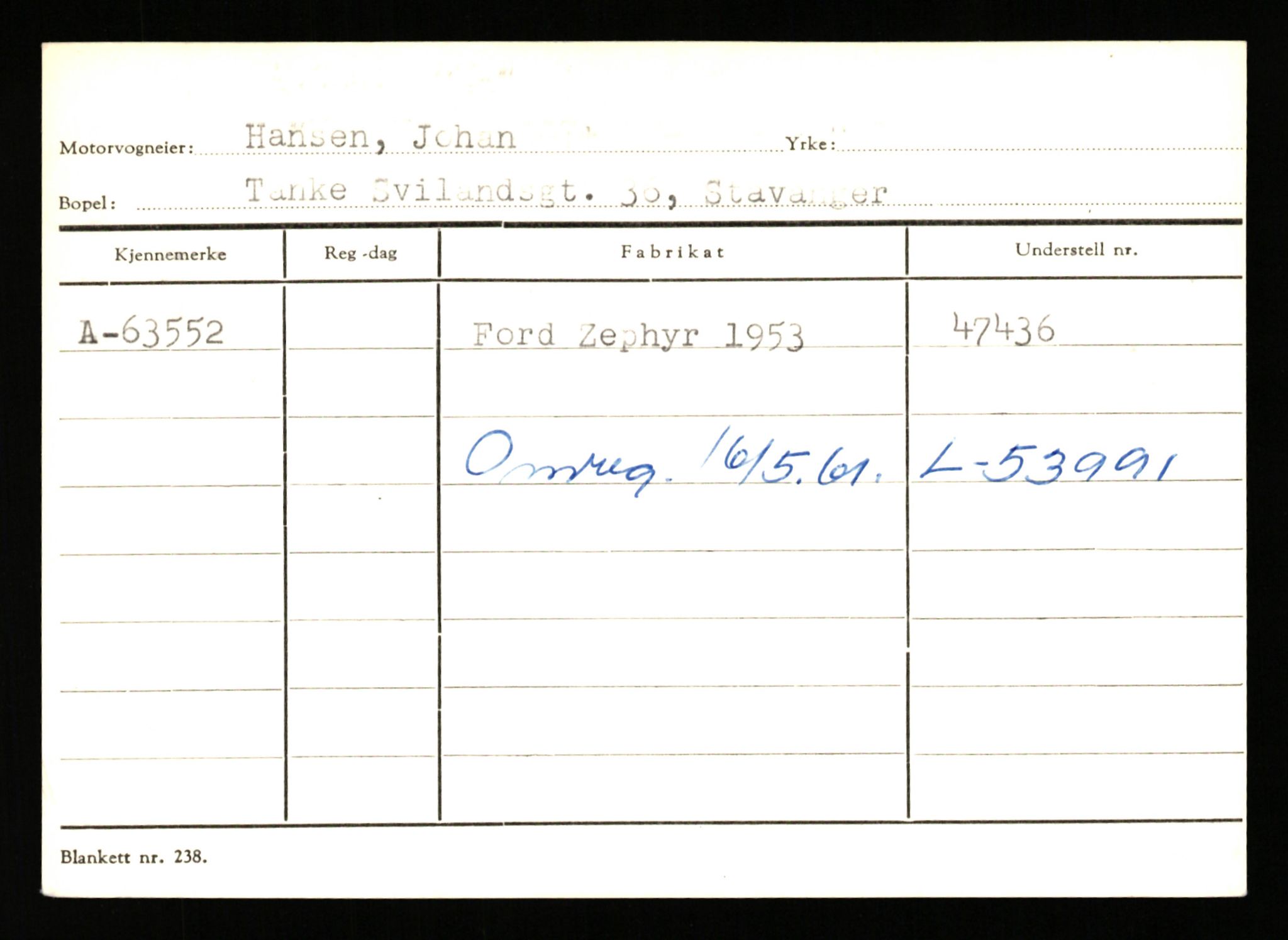 Stavanger trafikkstasjon, AV/SAST-A-101942/0/G/L0007: Registreringsnummer: 49019 - 67460, 1930-1971, p. 2791