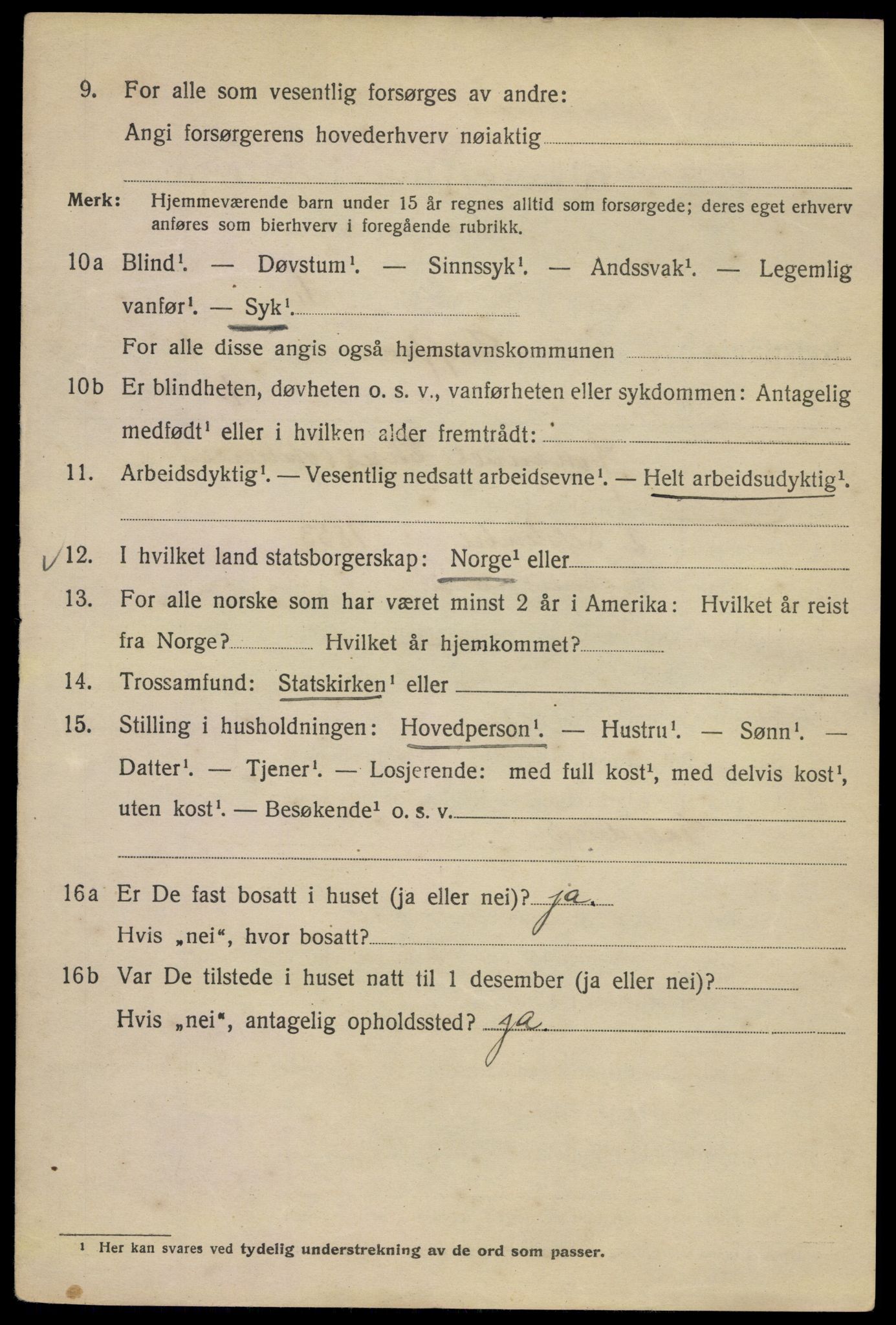 SAO, 1920 census for Kristiania, 1920, p. 521526