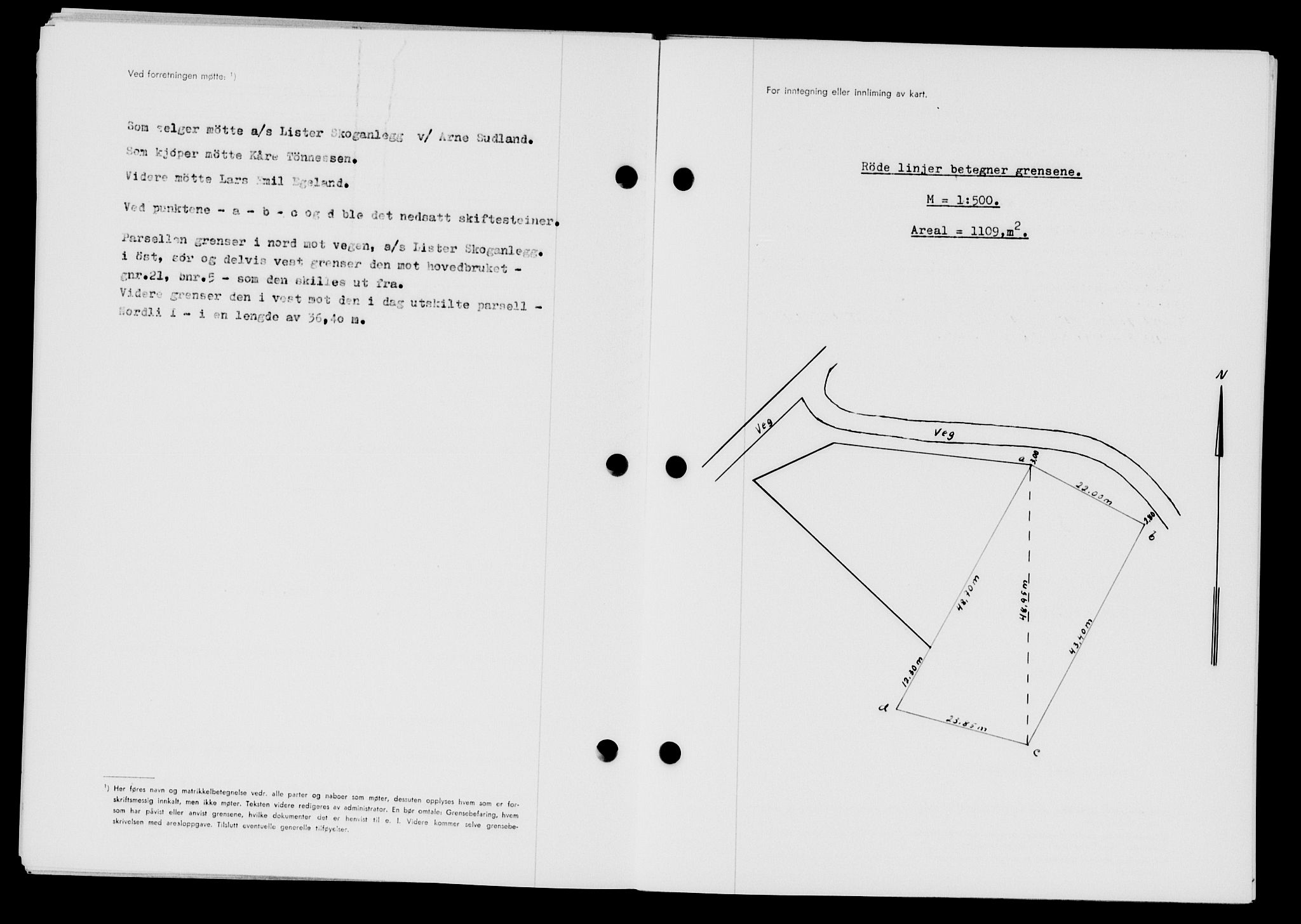 Lyngdal sorenskriveri, AV/SAK-1221-0004/G/Gb/L0680: Mortgage book no. A XXVI, 1960-1960, Diary no: : 843/1960