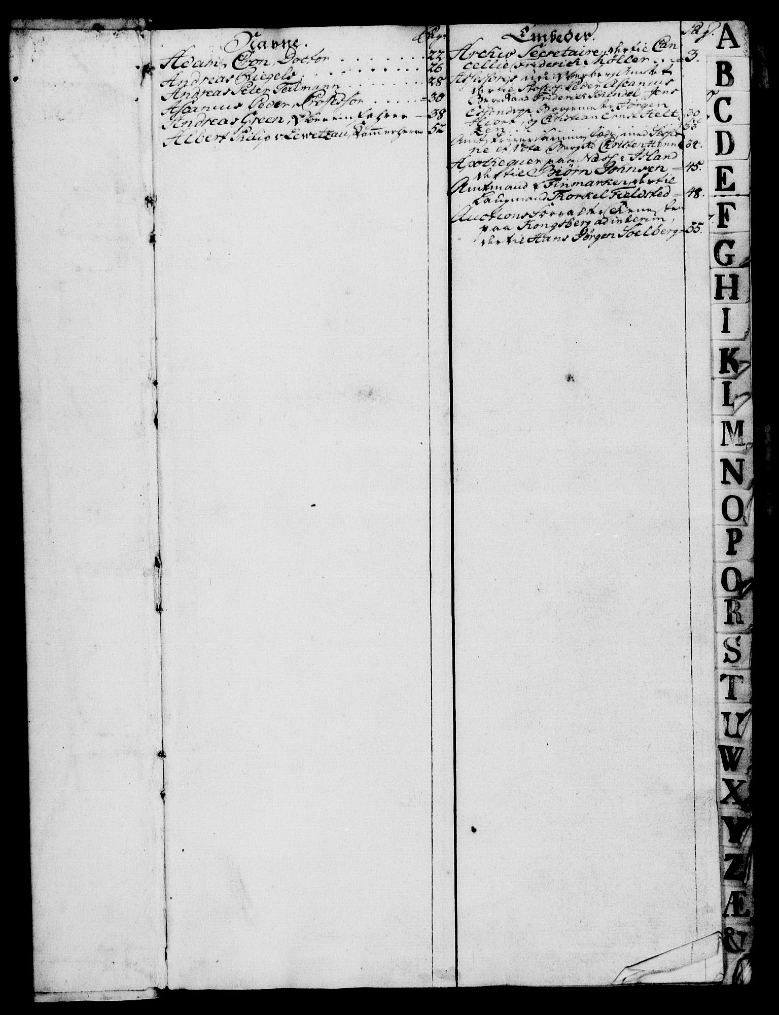 Rentekammeret, Kammerkanselliet, RA/EA-3111/G/Gg/Gge/L0005: Norsk bestallingsprotokoll med register (merket RK 53.29), 1771-1773