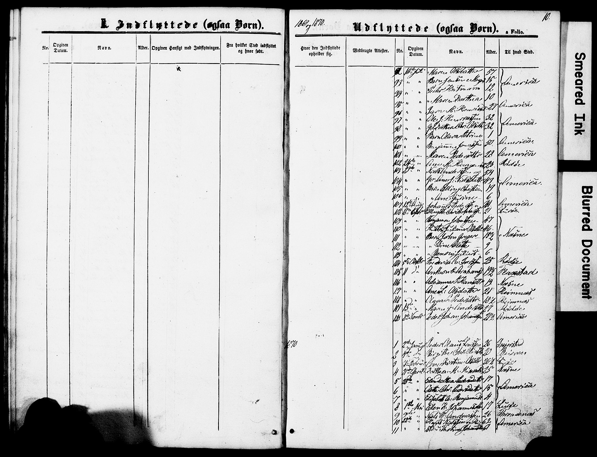 Ministerialprotokoller, klokkerbøker og fødselsregistre - Nordland, SAT/A-1459/827/L0398: Parish register (official) no. 827A10, 1866-1886, p. 10