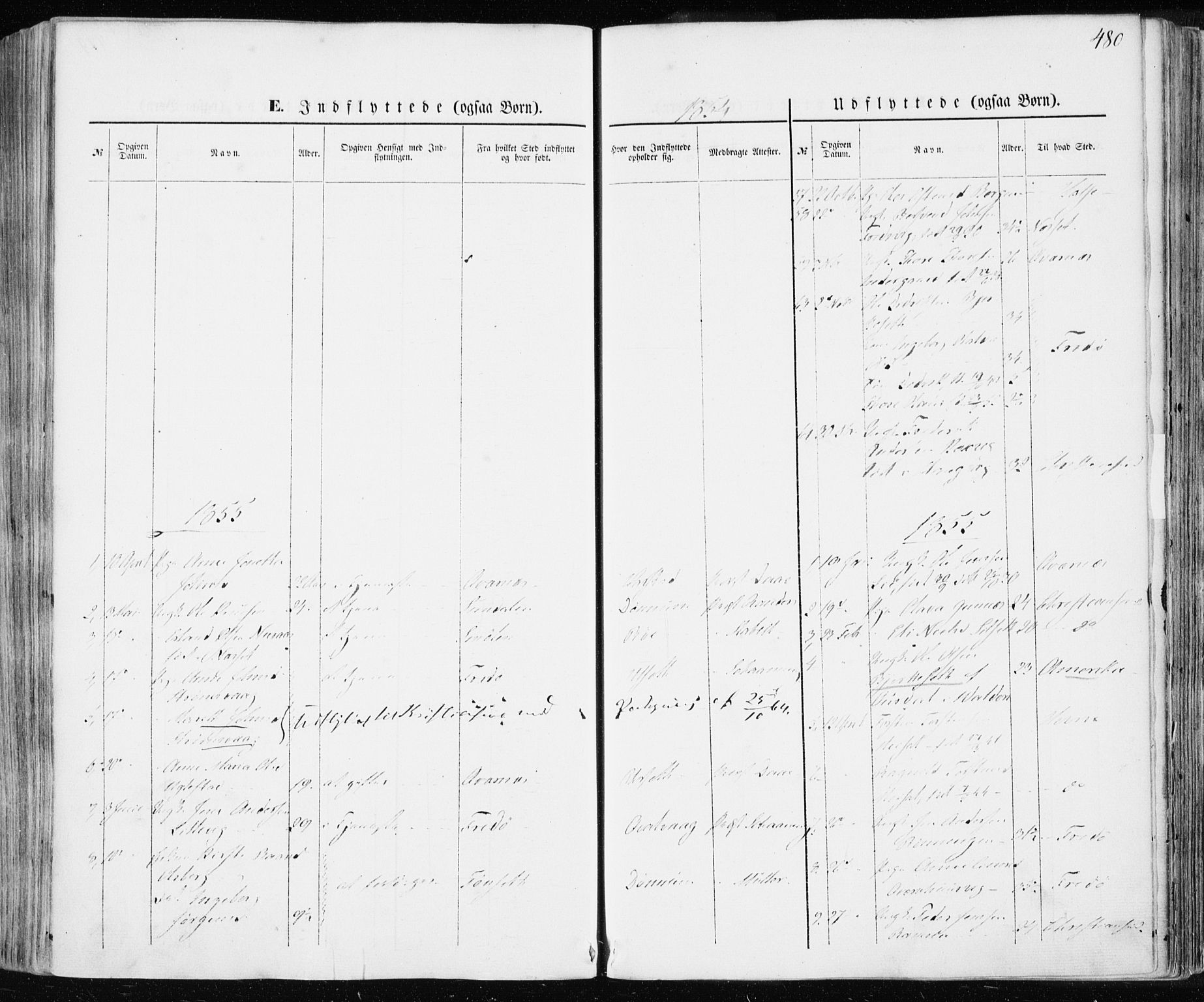 Ministerialprotokoller, klokkerbøker og fødselsregistre - Møre og Romsdal, SAT/A-1454/586/L0984: Parish register (official) no. 586A10, 1844-1856, p. 480