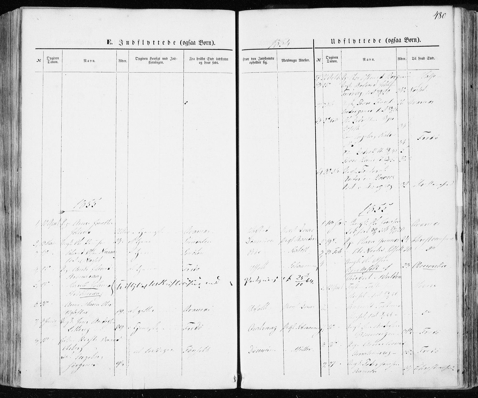 Ministerialprotokoller, klokkerbøker og fødselsregistre - Møre og Romsdal, AV/SAT-A-1454/586/L0984: Parish register (official) no. 586A10, 1844-1856, p. 480