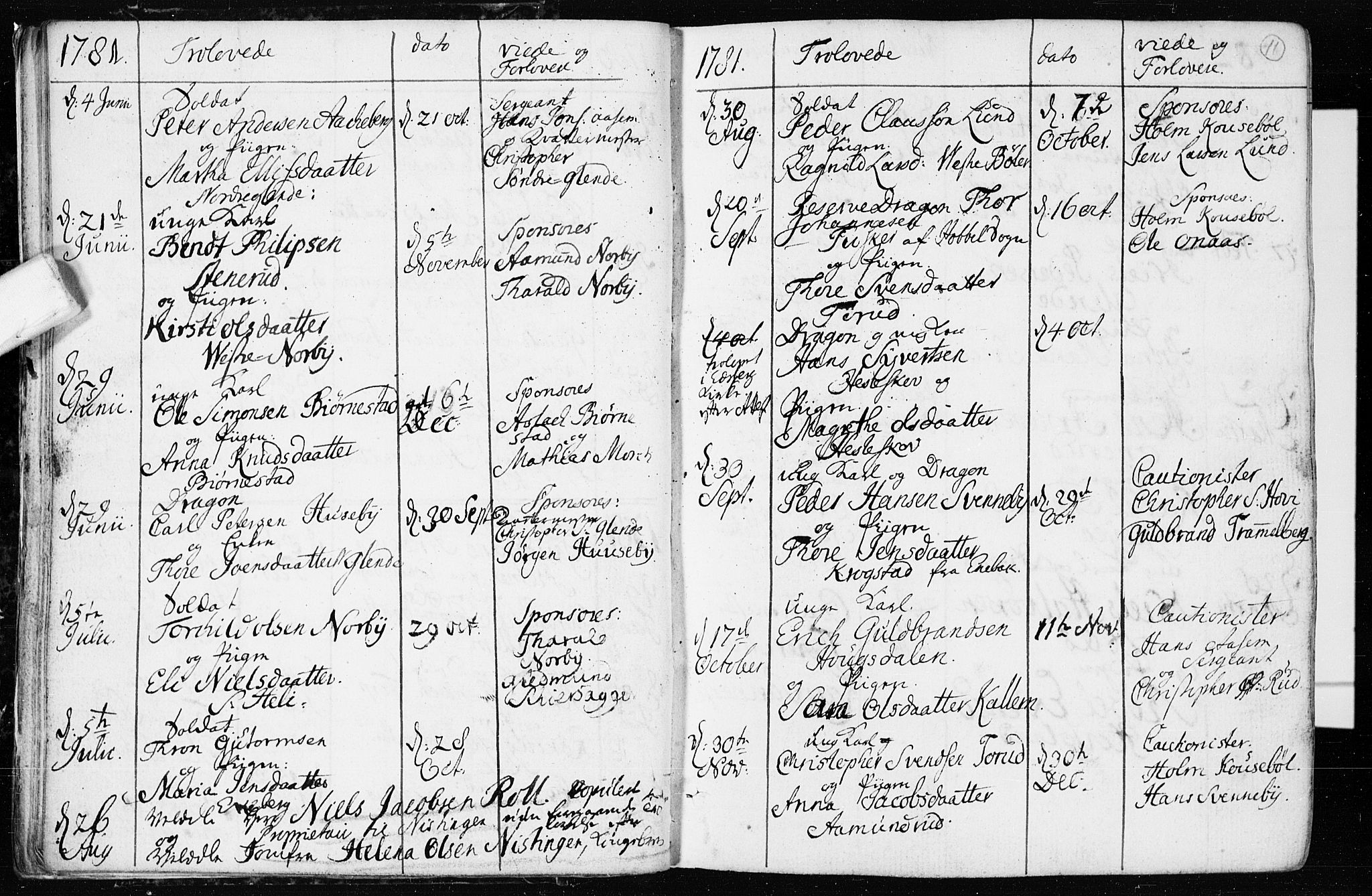 Spydeberg prestekontor Kirkebøker, SAO/A-10924/F/Fa/L0003: Parish register (official) no. I 3, 1778-1814, p. 11