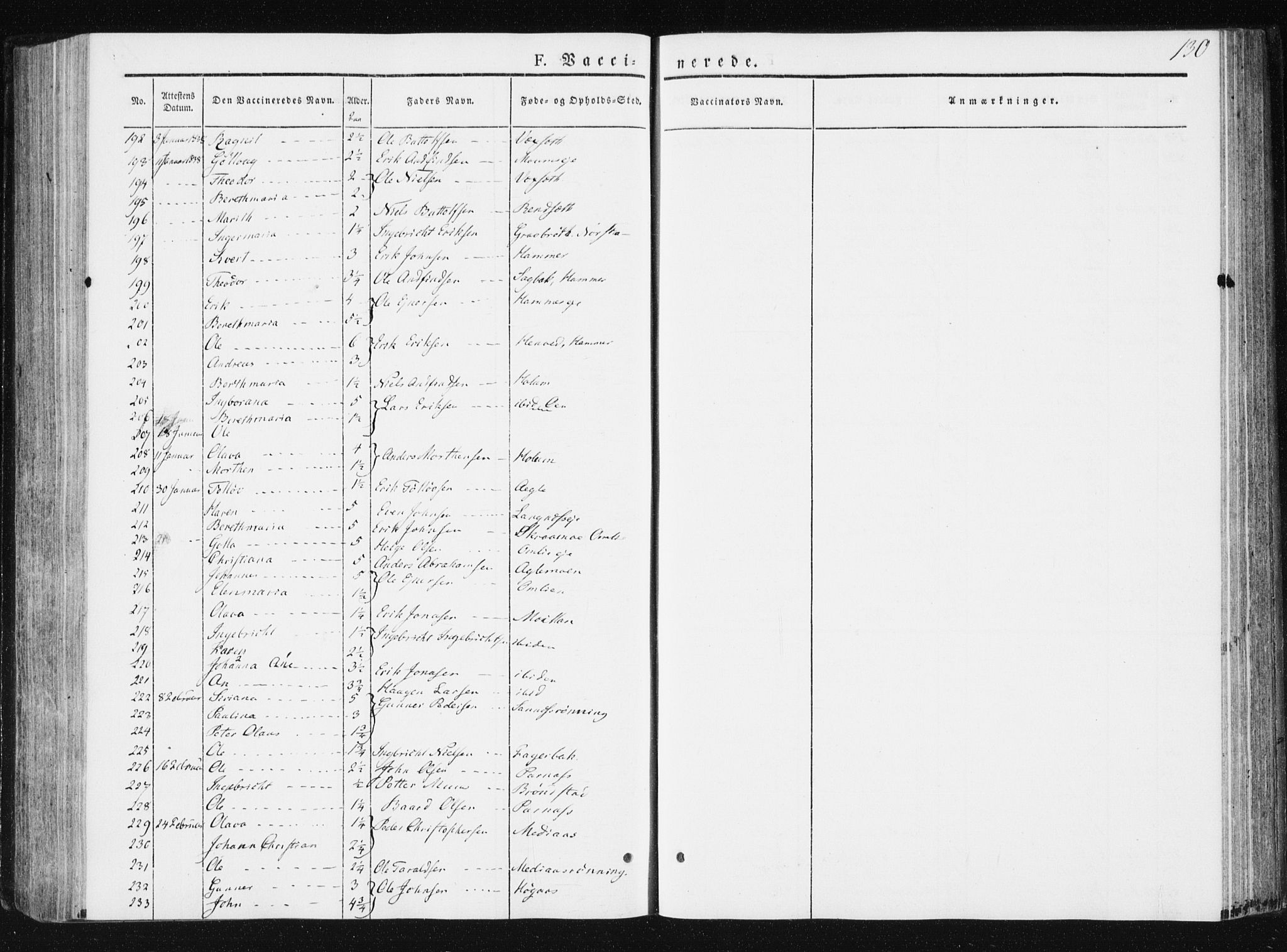 Ministerialprotokoller, klokkerbøker og fødselsregistre - Nord-Trøndelag, SAT/A-1458/749/L0470: Parish register (official) no. 749A04, 1834-1853, p. 130