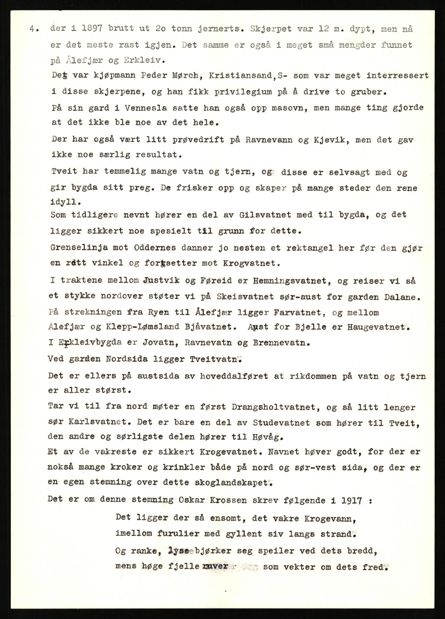 Tveit bygdesogenemnd, AV/SAK-D/0770/F/L0002: B - Emneordnet materiale, 1863-1937, p. 106