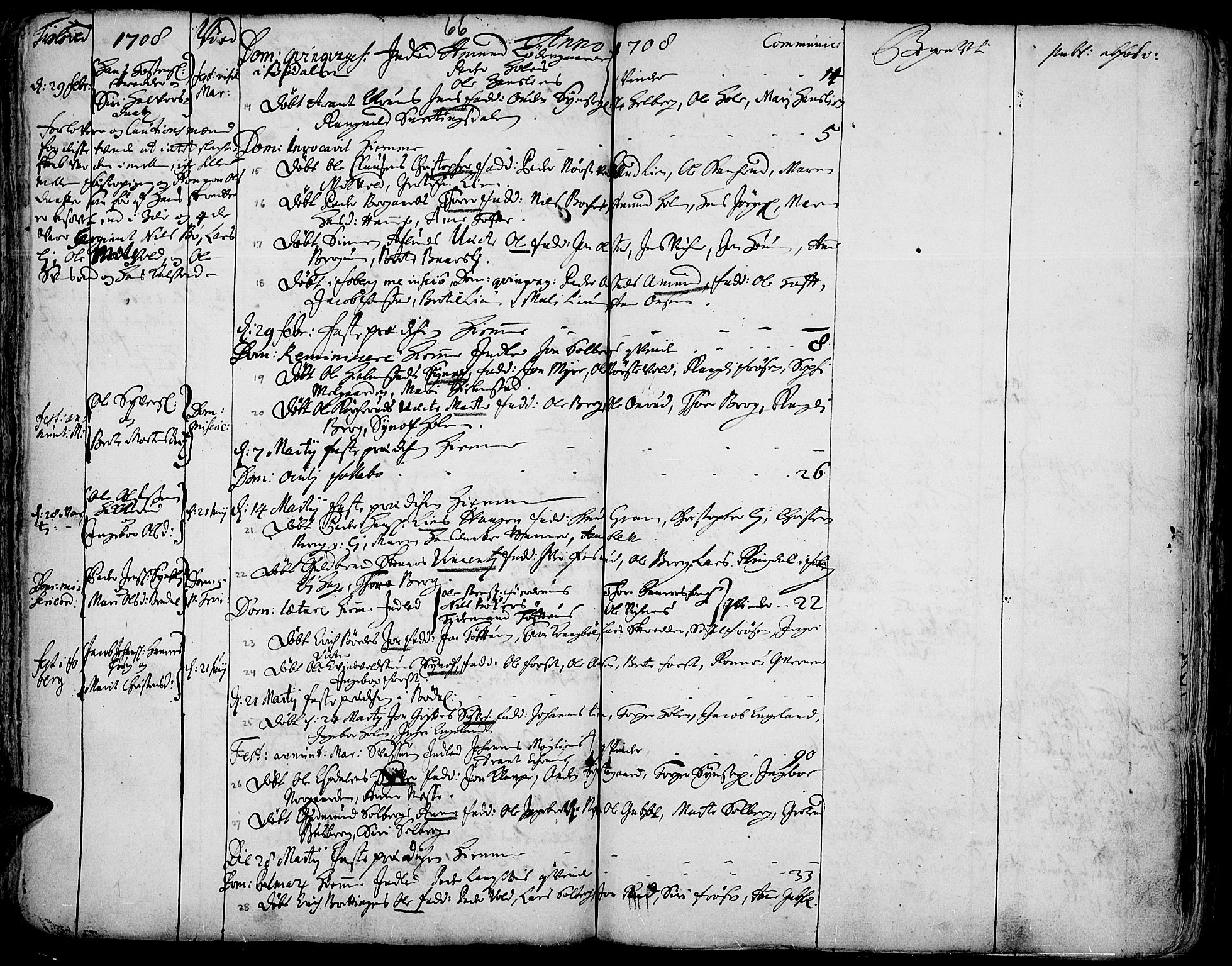 Gausdal prestekontor, SAH/PREST-090/H/Ha/Haa/L0001: Parish register (official) no. 1, 1693-1728, p. 66