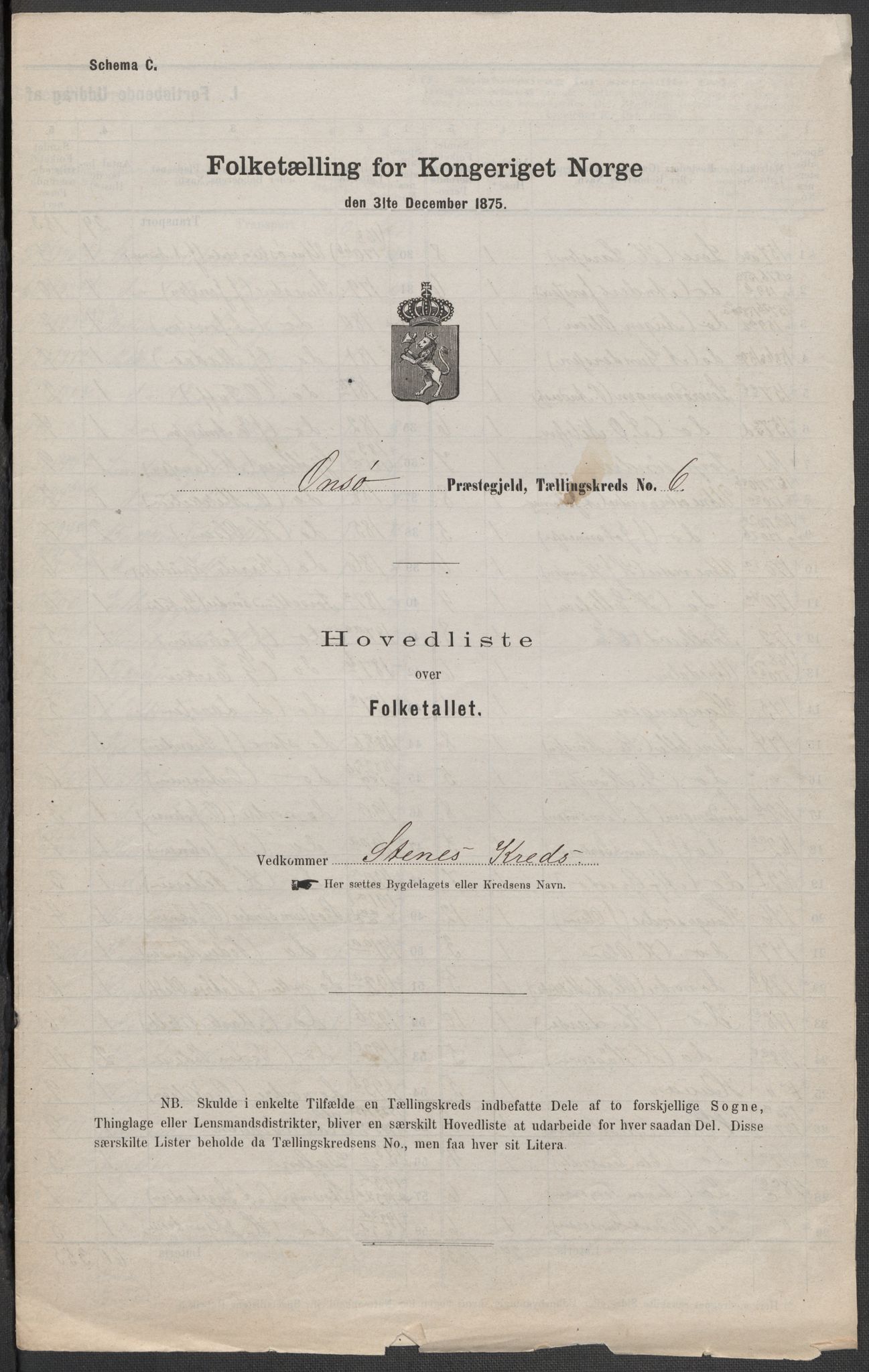 RA, 1875 census for 0134P Onsøy, 1875, p. 31