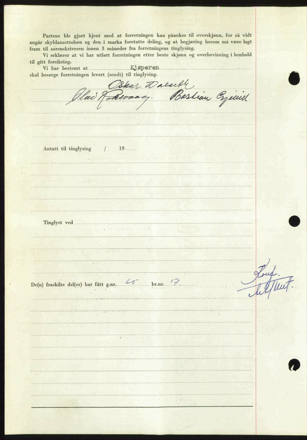 Nordmøre sorenskriveri, AV/SAT-A-4132/1/2/2Ca: Mortgage book no. A114, 1950-1950, Diary no: : 518/1950