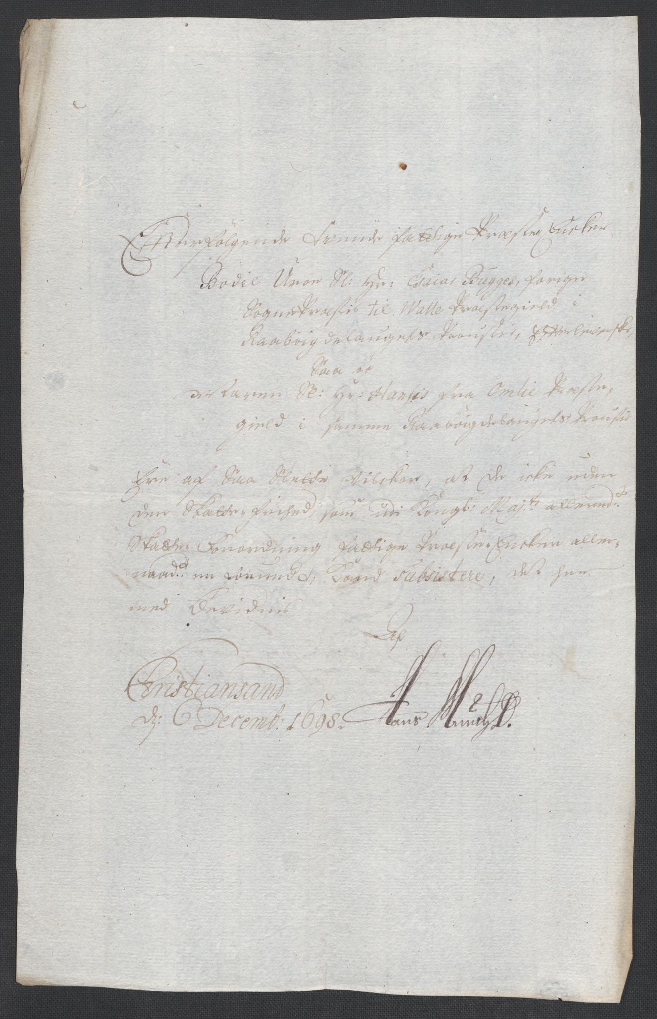 Rentekammeret inntil 1814, Reviderte regnskaper, Fogderegnskap, AV/RA-EA-4092/R40/L2445: Fogderegnskap Råbyggelag, 1697-1699, p. 165