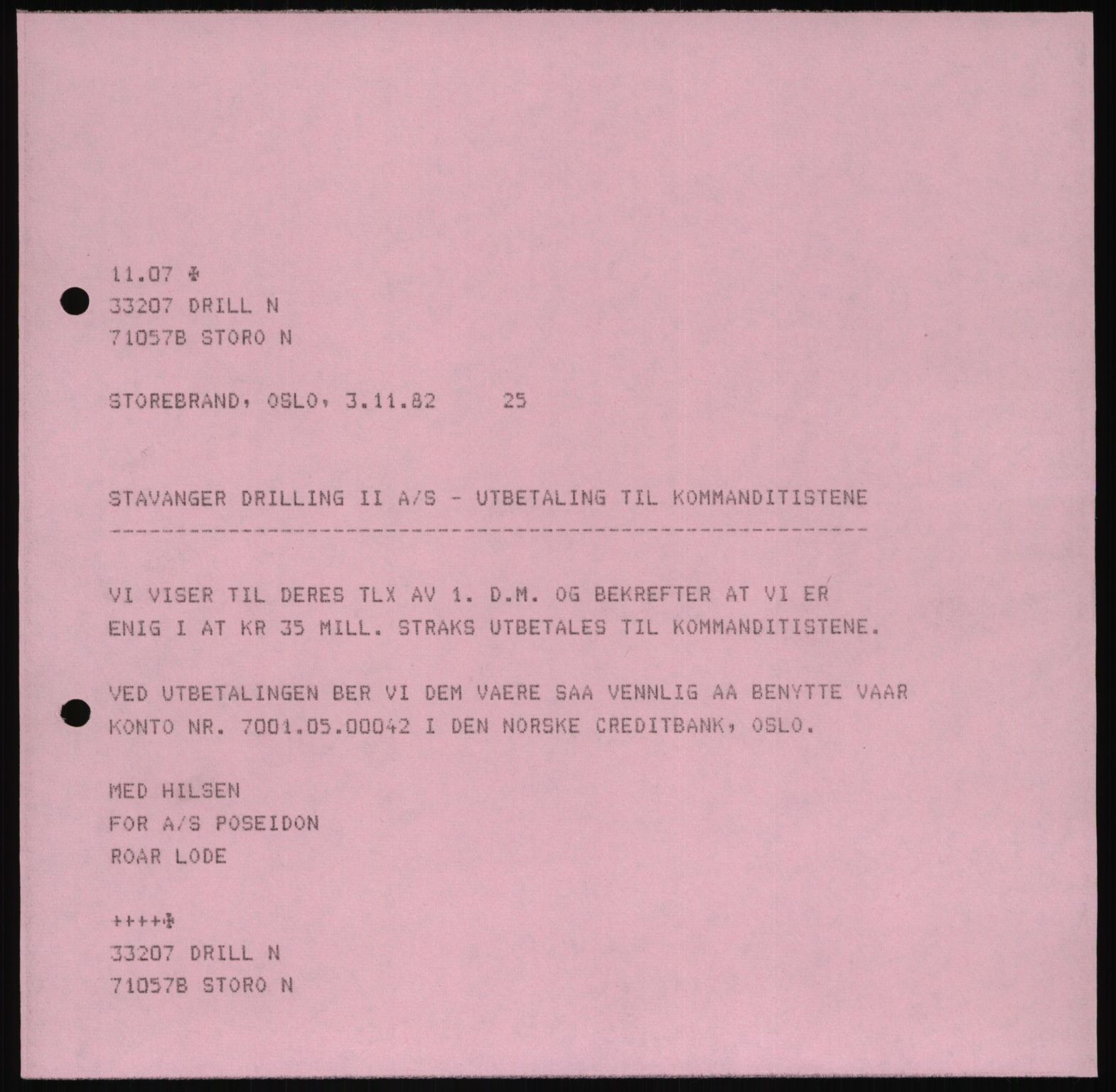 Pa 1503 - Stavanger Drilling AS, AV/SAST-A-101906/D/L0006: Korrespondanse og saksdokumenter, 1974-1984, p. 151