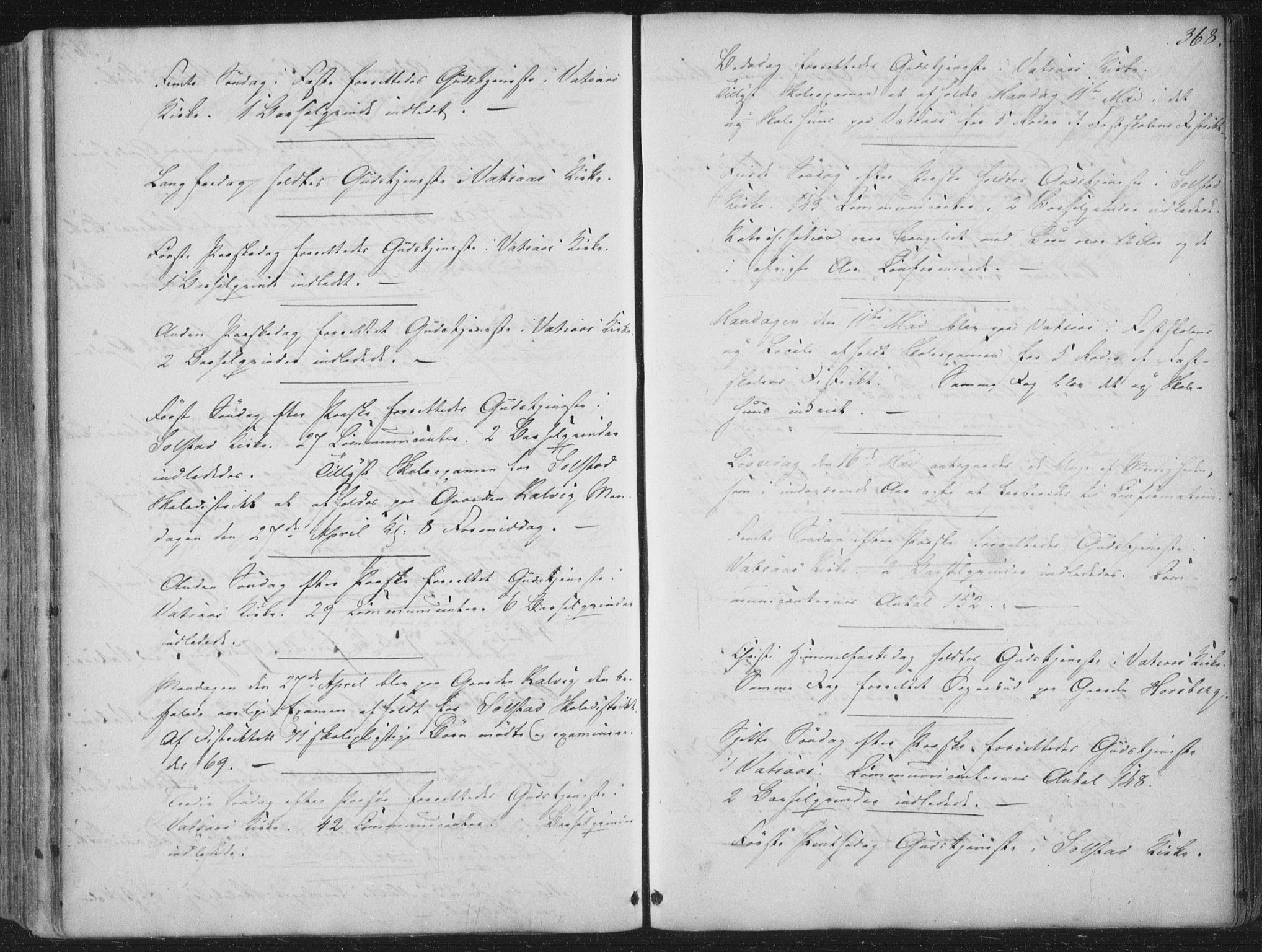 Ministerialprotokoller, klokkerbøker og fødselsregistre - Nordland, AV/SAT-A-1459/810/L0144: Parish register (official) no. 810A07 /1, 1841-1862, p. 368
