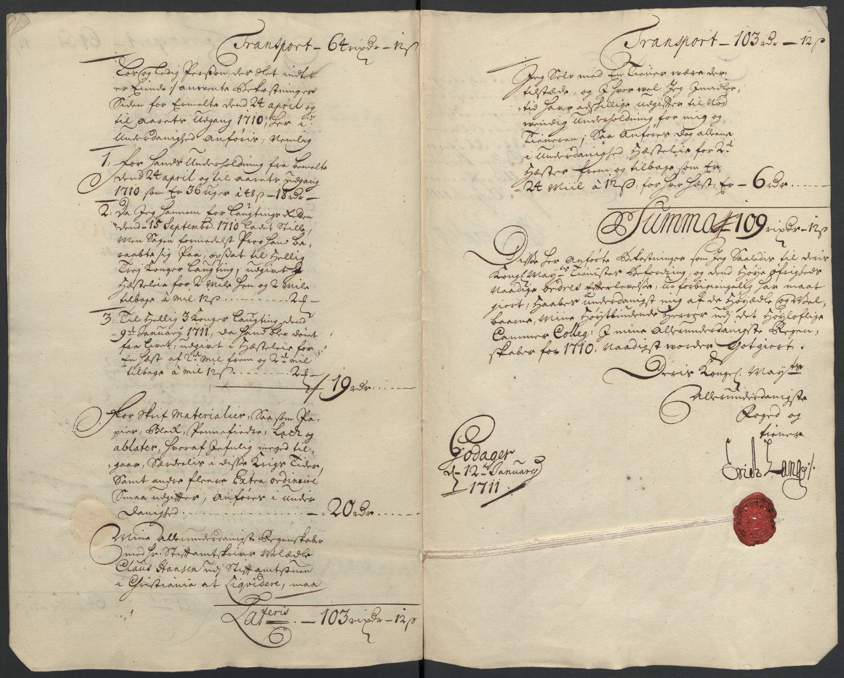 Rentekammeret inntil 1814, Reviderte regnskaper, Fogderegnskap, AV/RA-EA-4092/R16/L1046: Fogderegnskap Hedmark, 1710, p. 318
