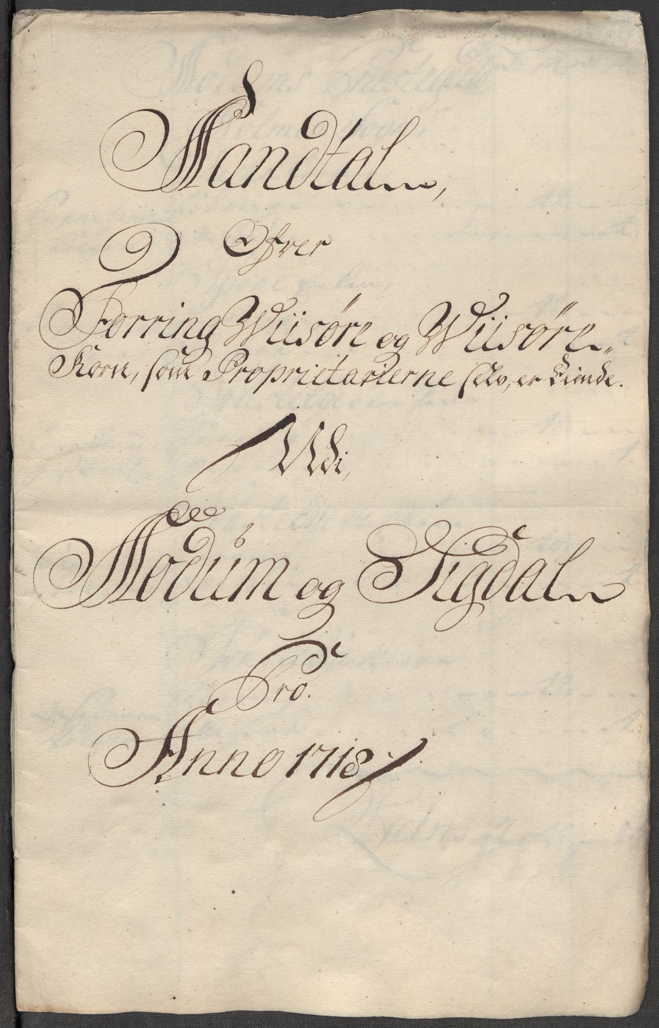 Rentekammeret inntil 1814, Reviderte regnskaper, Fogderegnskap, AV/RA-EA-4092/R31/L1712: Fogderegnskap Hurum, Røyken, Eiker, Lier og Buskerud, 1718, p. 263