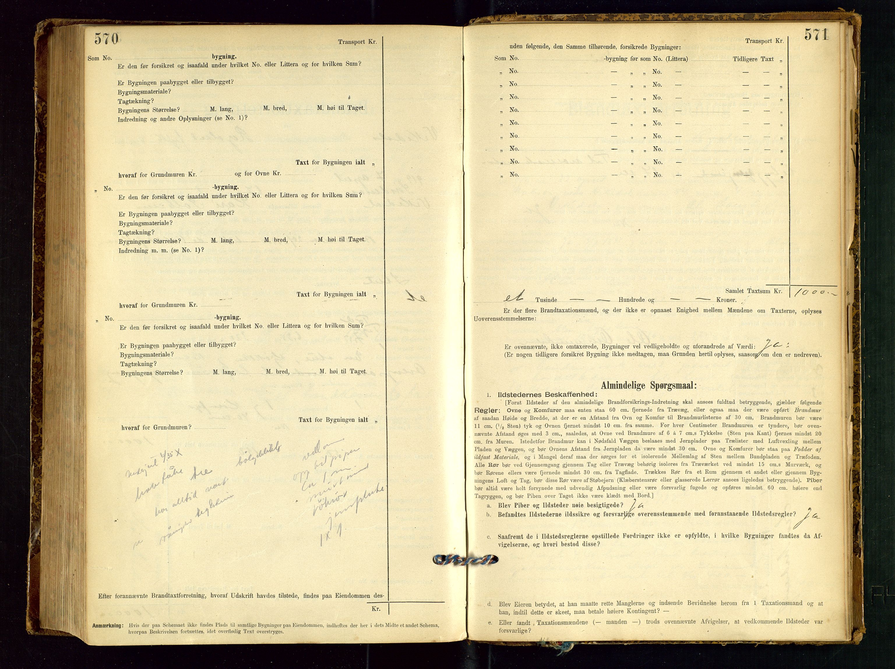 Vikedal lensmannskontor, AV/SAST-A-100179/Gob/L0004: Branntakstprotokoll, 1894-1952, p. 570-571