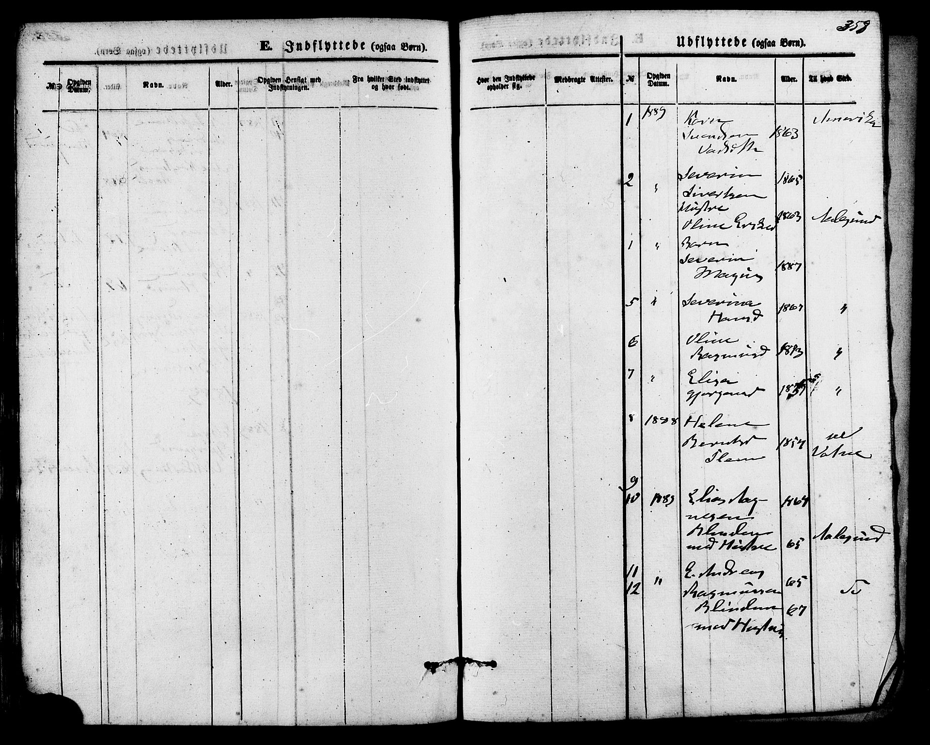 Ministerialprotokoller, klokkerbøker og fødselsregistre - Møre og Romsdal, AV/SAT-A-1454/536/L0500: Parish register (official) no. 536A09, 1876-1889, p. 359