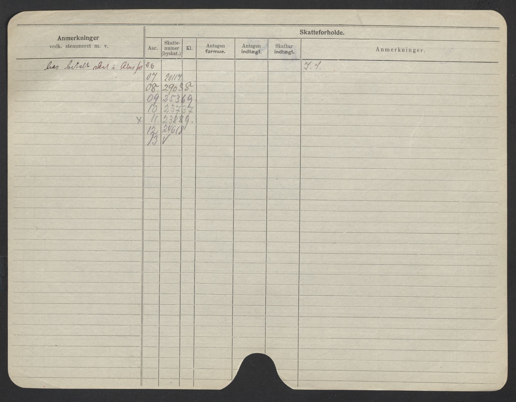 Oslo folkeregister, Registerkort, AV/SAO-A-11715/F/Fa/Fac/L0019: Kvinner, 1906-1914, p. 812b