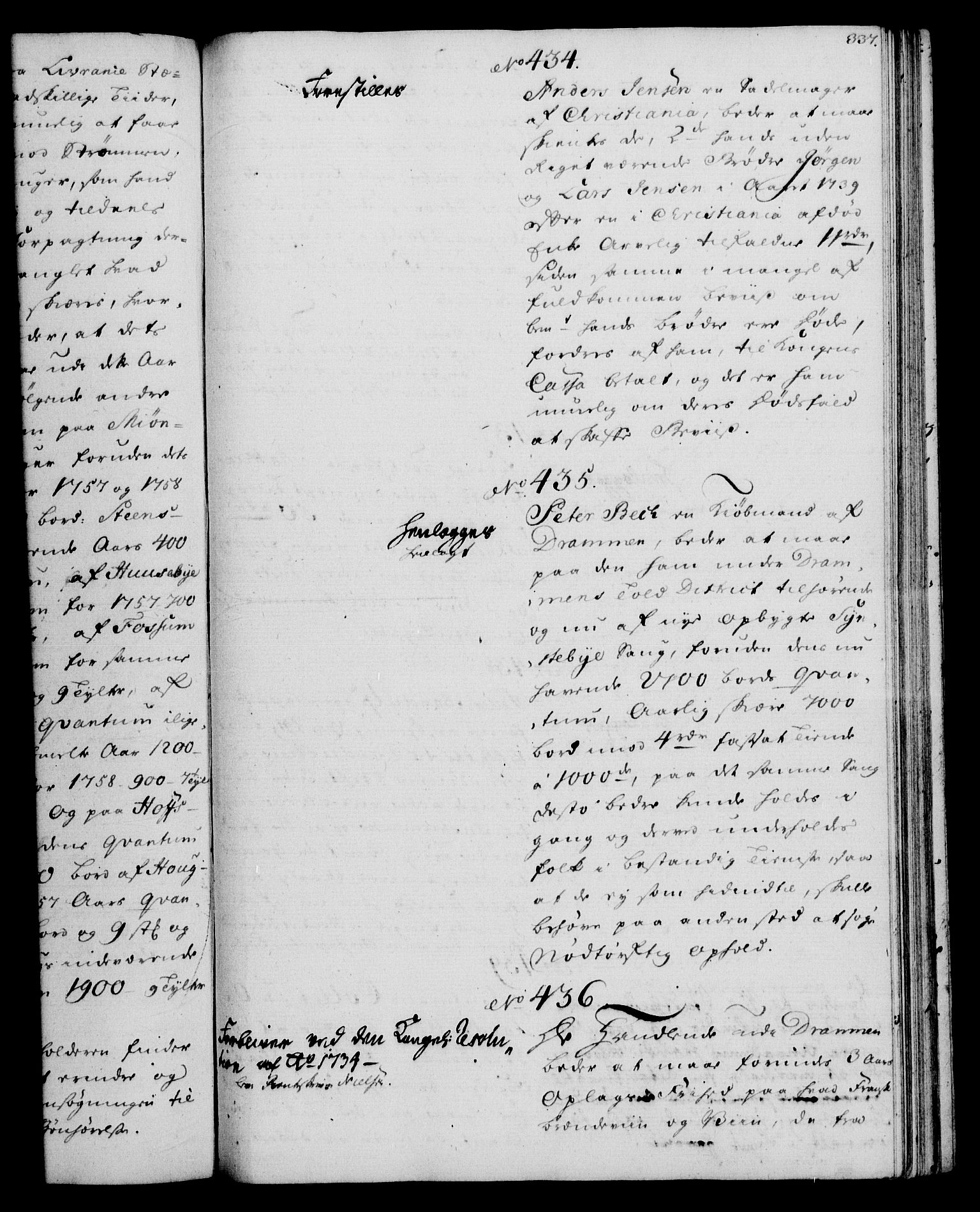 Rentekammeret, Kammerkanselliet, RA/EA-3111/G/Gh/Gha/L0034: Norsk ekstraktmemorialprotokoll (merket RK 53.79), 1756-1759, p. 337