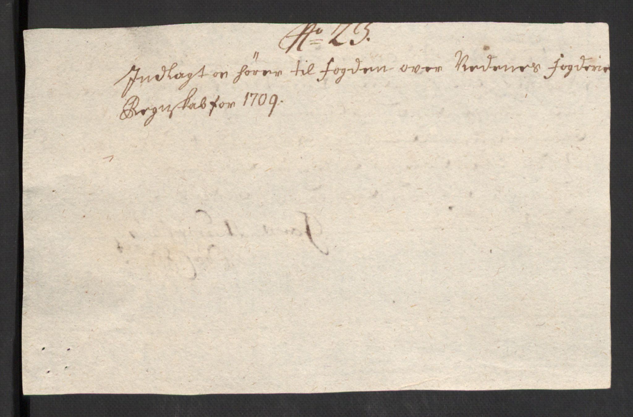 Rentekammeret inntil 1814, Reviderte regnskaper, Fogderegnskap, AV/RA-EA-4092/R39/L2318: Fogderegnskap Nedenes, 1706-1709, p. 505