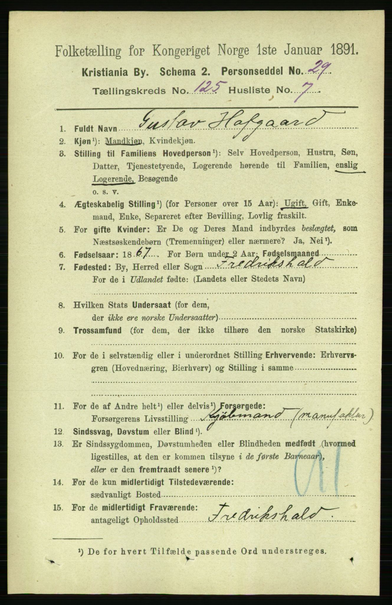 RA, 1891 census for 0301 Kristiania, 1891, p. 66959