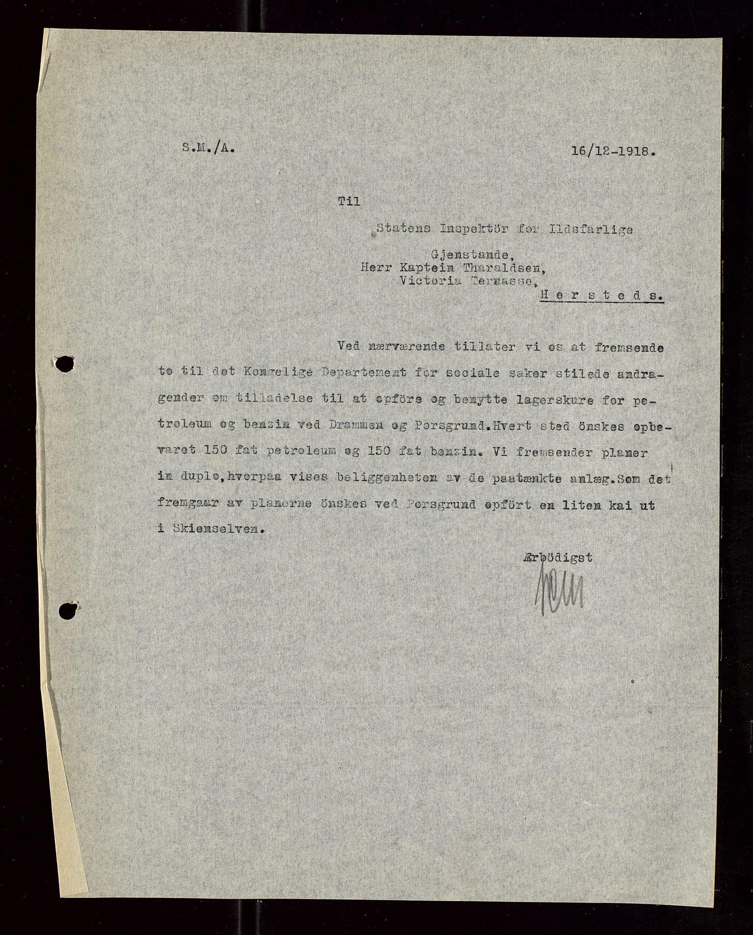 Pa 1521 - A/S Norske Shell, AV/SAST-A-101915/E/Ea/Eaa/L0006: Sjefskorrespondanse, 1918, p. 659