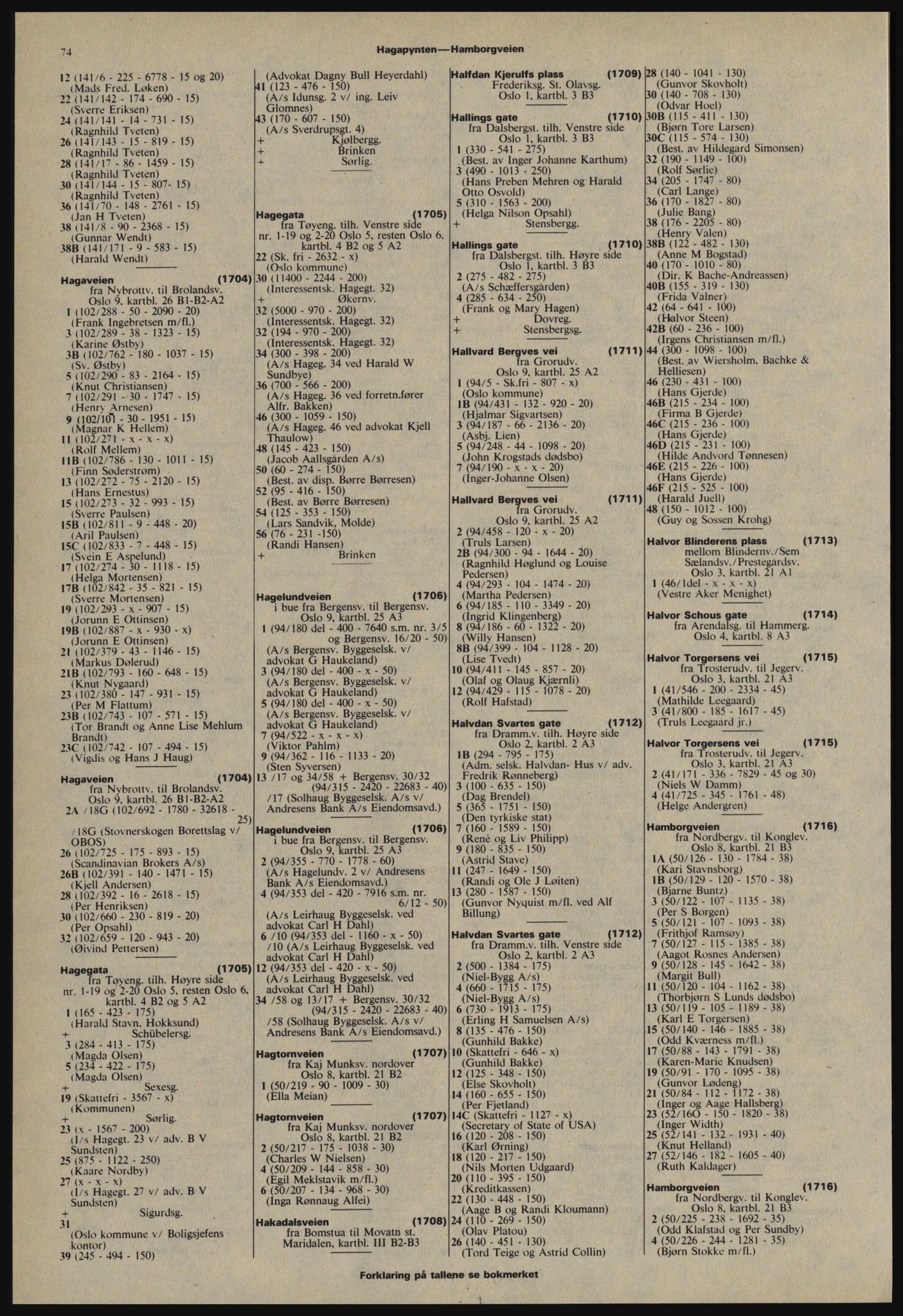 Kristiania/Oslo adressebok, PUBL/-, 1978-1979, p. 74