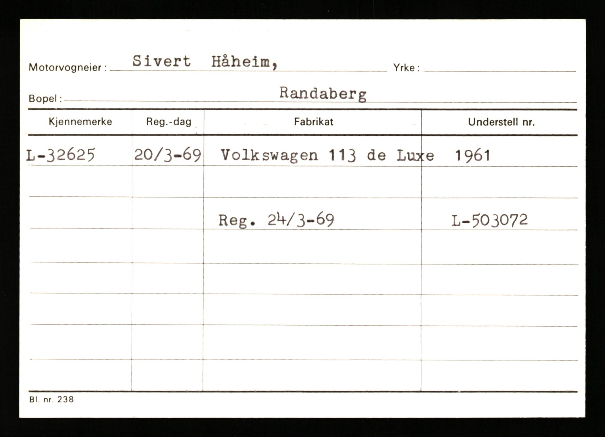 Stavanger trafikkstasjon, SAST/A-101942/0/G/L0005: Registreringsnummer: 23000 - 34245, 1930-1971, p. 2986