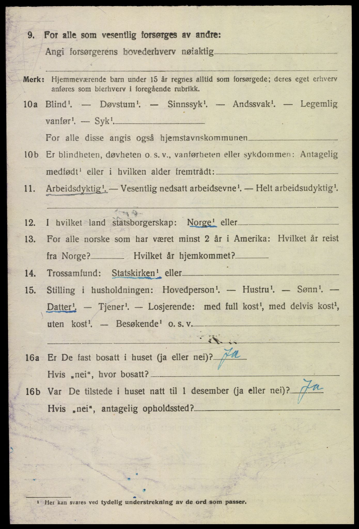 SAK, 1920 census for Åmli, 1920, p. 4208