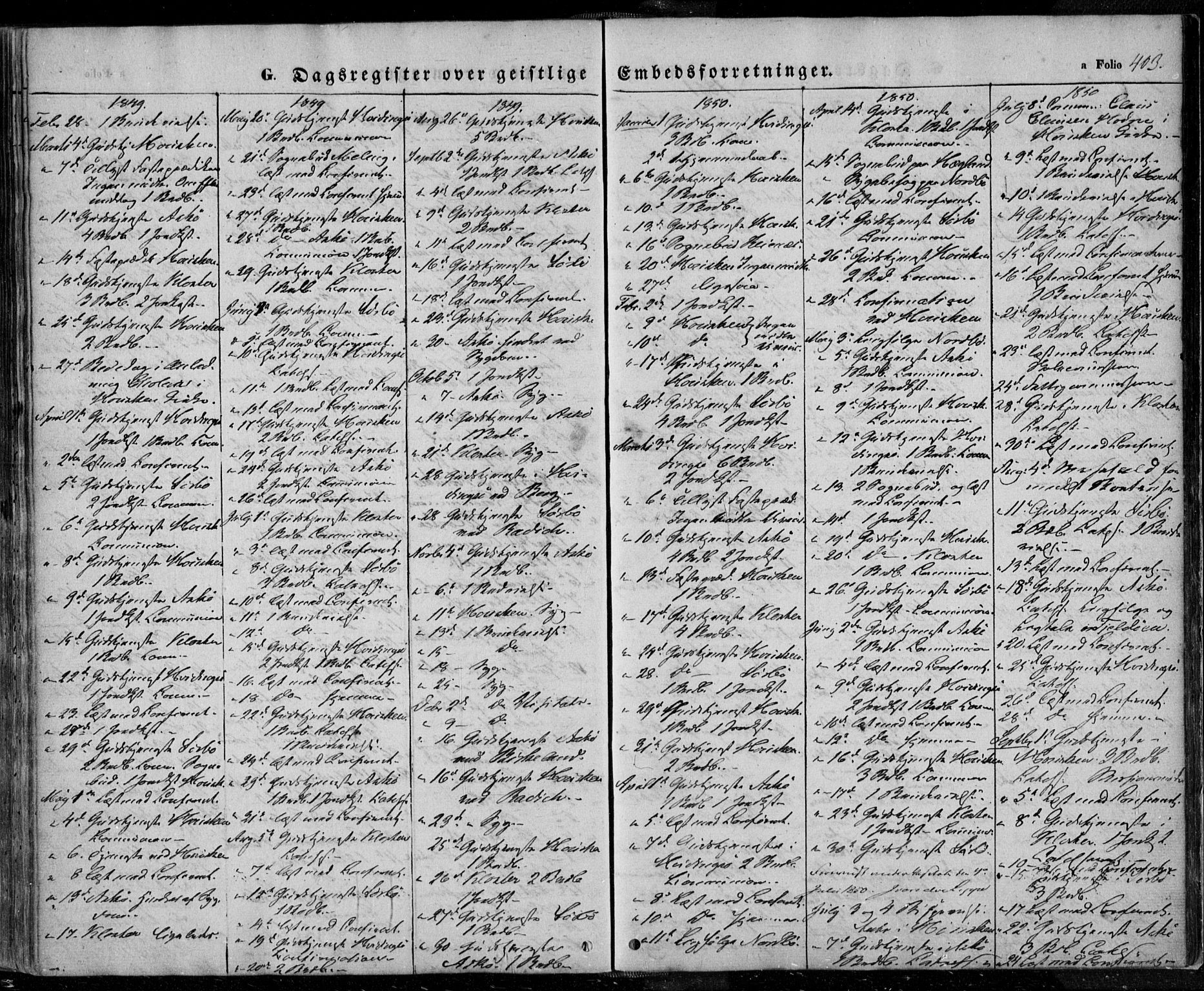 Rennesøy sokneprestkontor, SAST/A -101827/H/Ha/Haa/L0005: Parish register (official) no. A 5, 1838-1859, p. 403