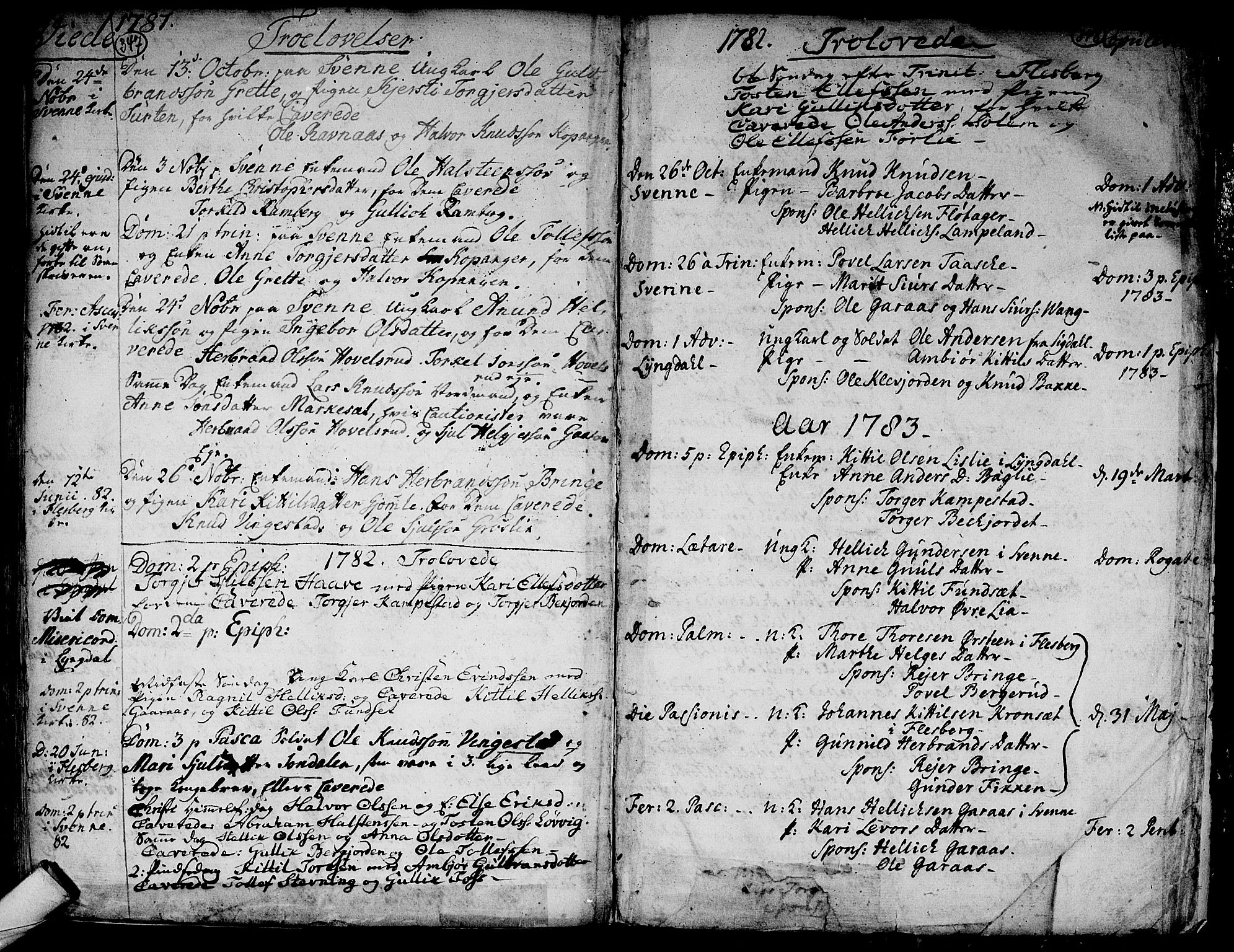 Flesberg kirkebøker, AV/SAKO-A-18/F/Fa/L0003: Parish register (official) no. I 3, 1748-1790, p. 347-348