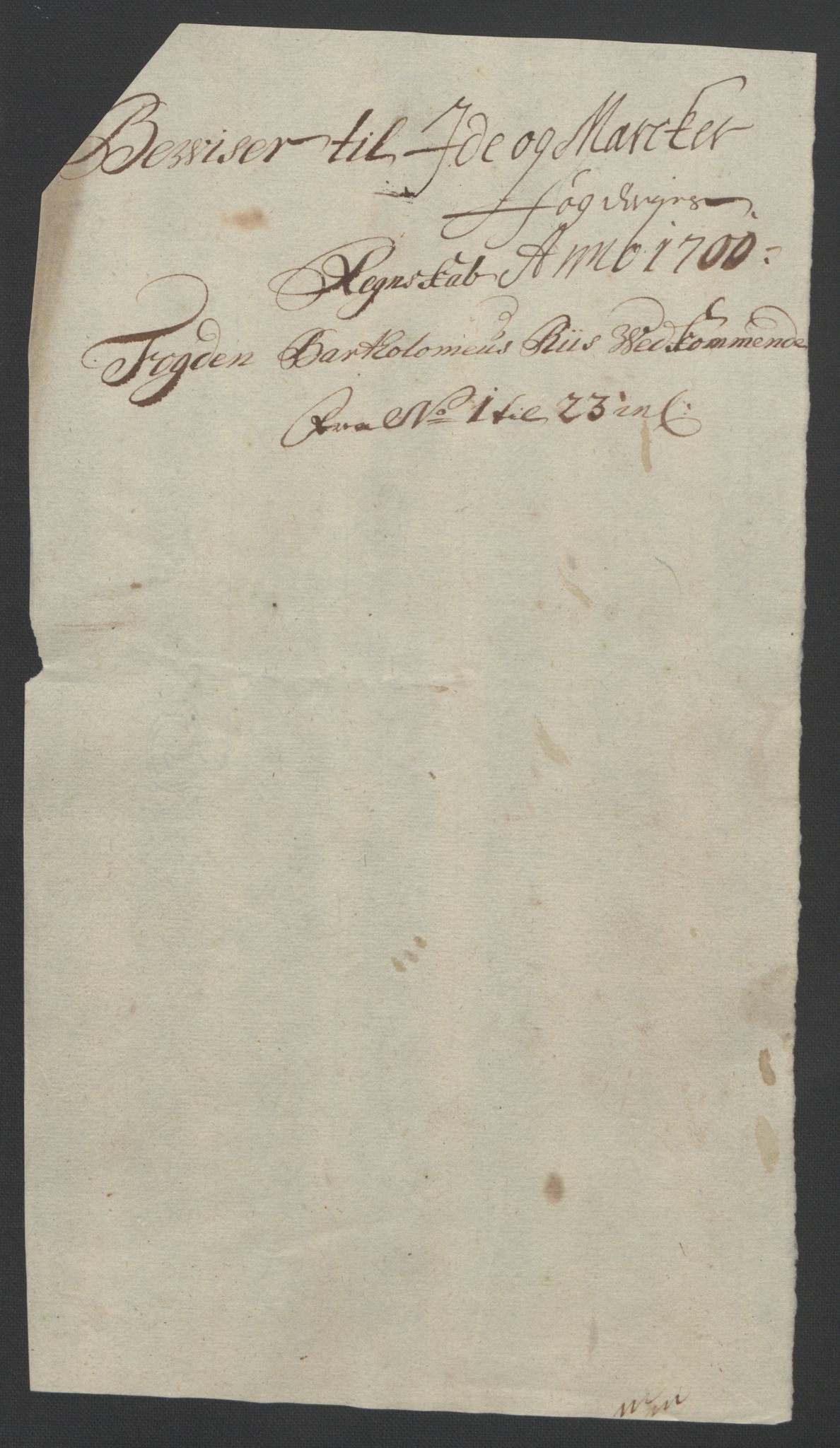 Rentekammeret inntil 1814, Reviderte regnskaper, Fogderegnskap, RA/EA-4092/R01/L0015: Fogderegnskap Idd og Marker, 1700-1701, p. 19